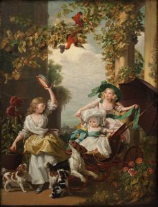 Les trois plus jeunes filles de George III - John Singleton Copley