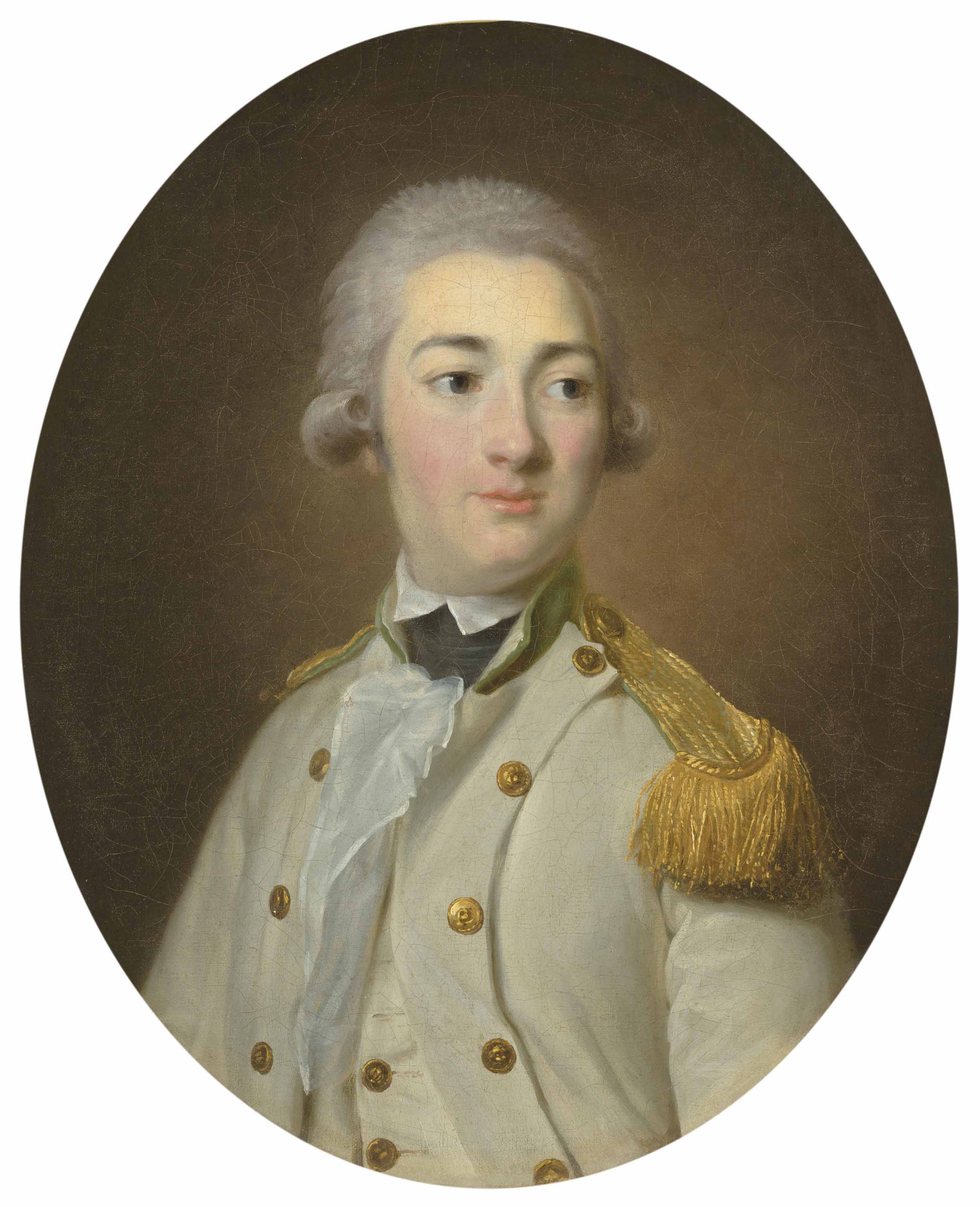 Portrait d'un officier subalterne de l'infanterie royale française, en buste - Élisabeth Vigée Le Brun