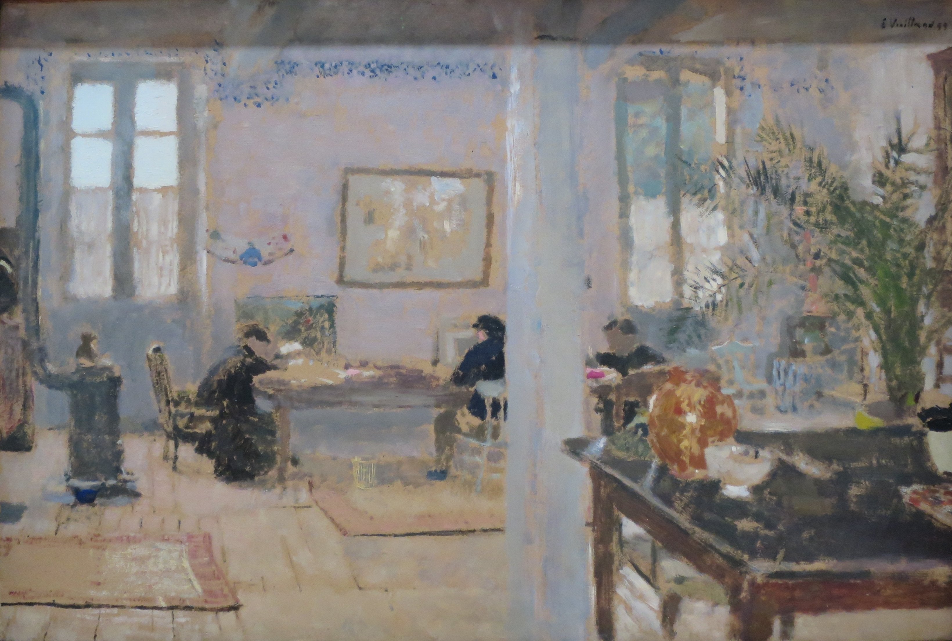 Intérieur. Relais - Édouard Vuillard