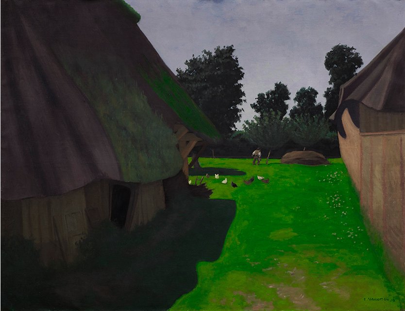 Cour de ferme - Félix Vallotton