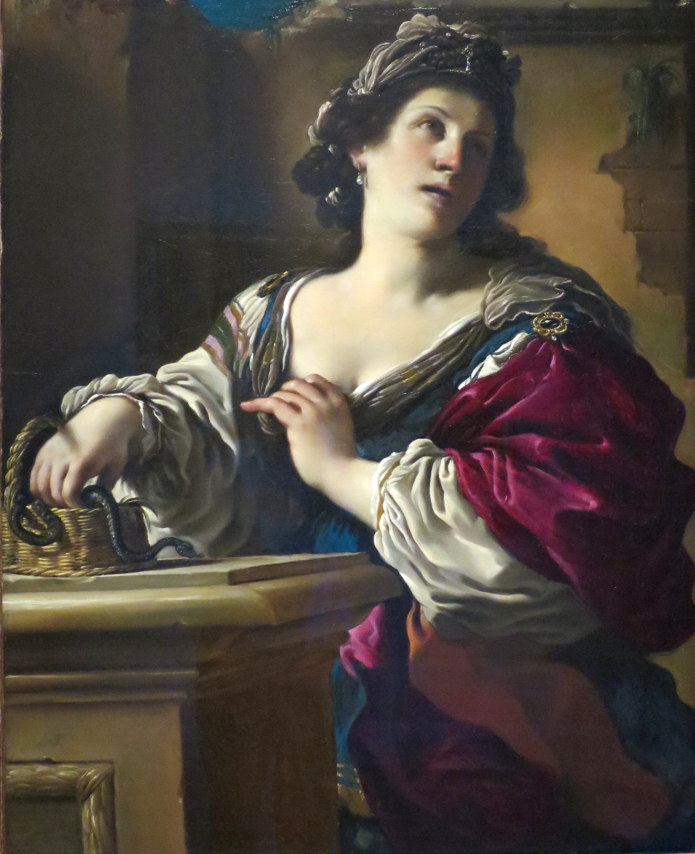 Le suicide de Cléopâtre - Guercino