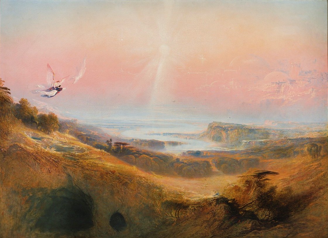 La Cité Céleste et la Rivière de Félicité - John Martin