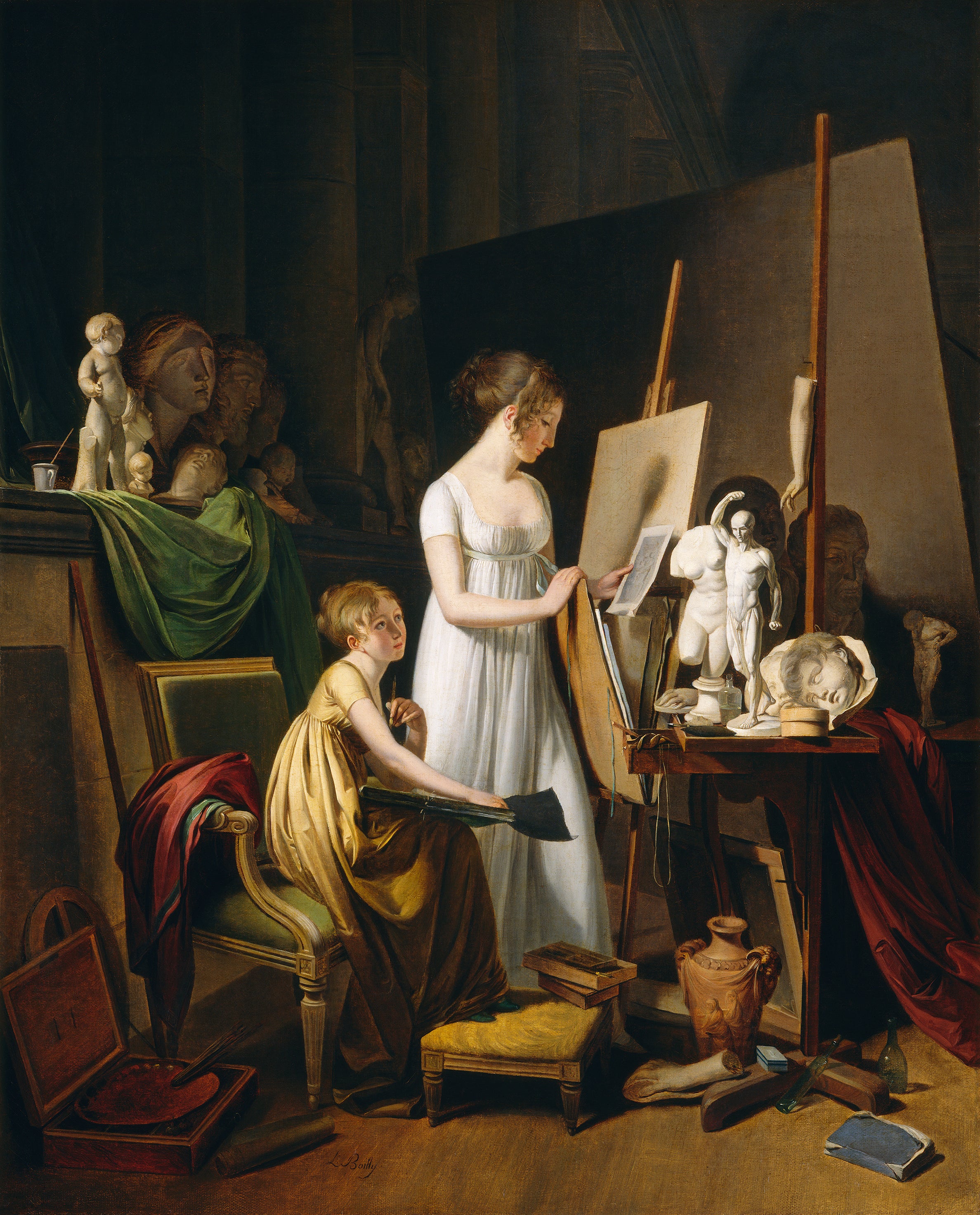 L'atelier d'un peintre - Louis-Léopold Boilly
