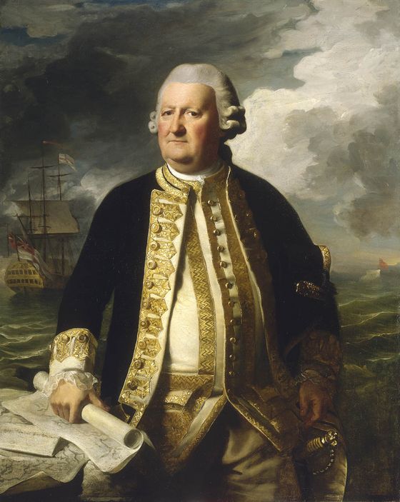 Portrait de l'amiral Clark Gayton (1712-1785) - John Singleton Copley
