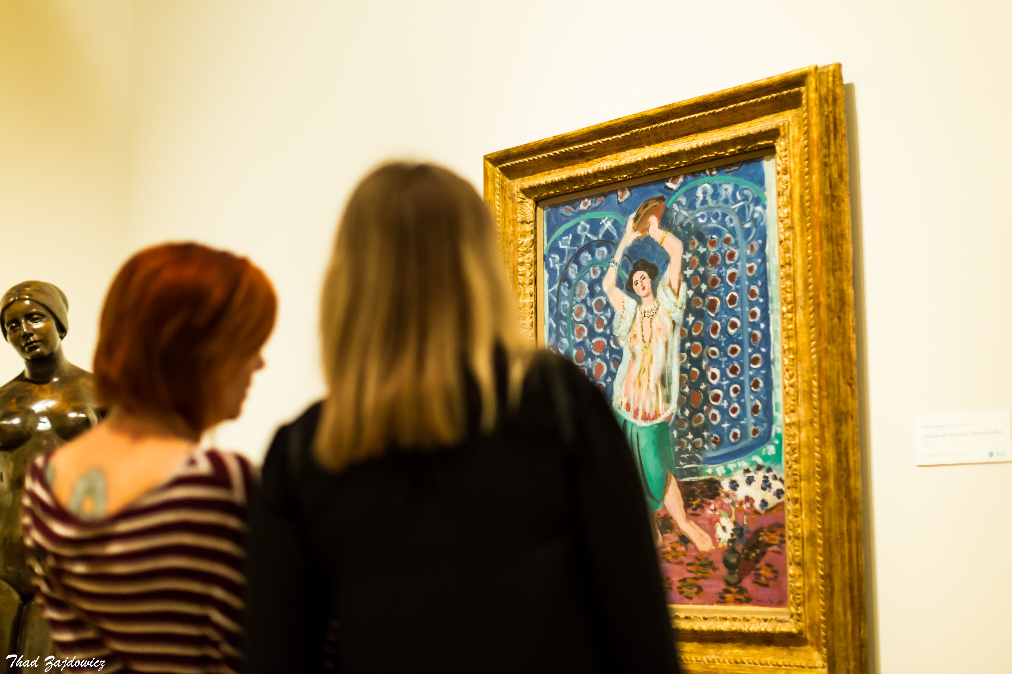 Одали́ска с тамбури́ном (Гармо́ния в сини́м) - Анри Матисс