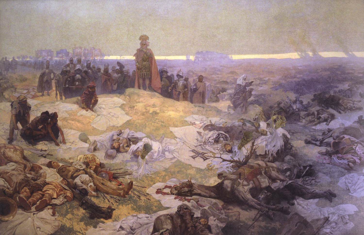 После битвы при Грюнвальде - Альфонс Муха