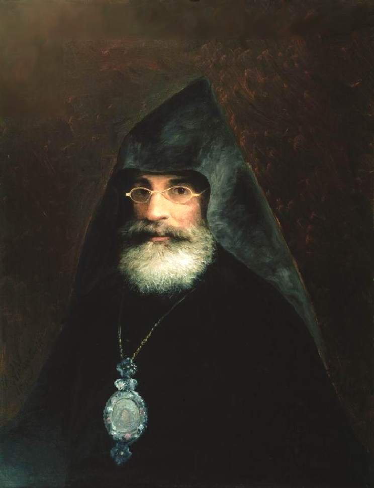 Portrait de l'archevêque Gabriel Aivazyan (frère de I. Aivazovsky) - Ivan Aïvazovski
