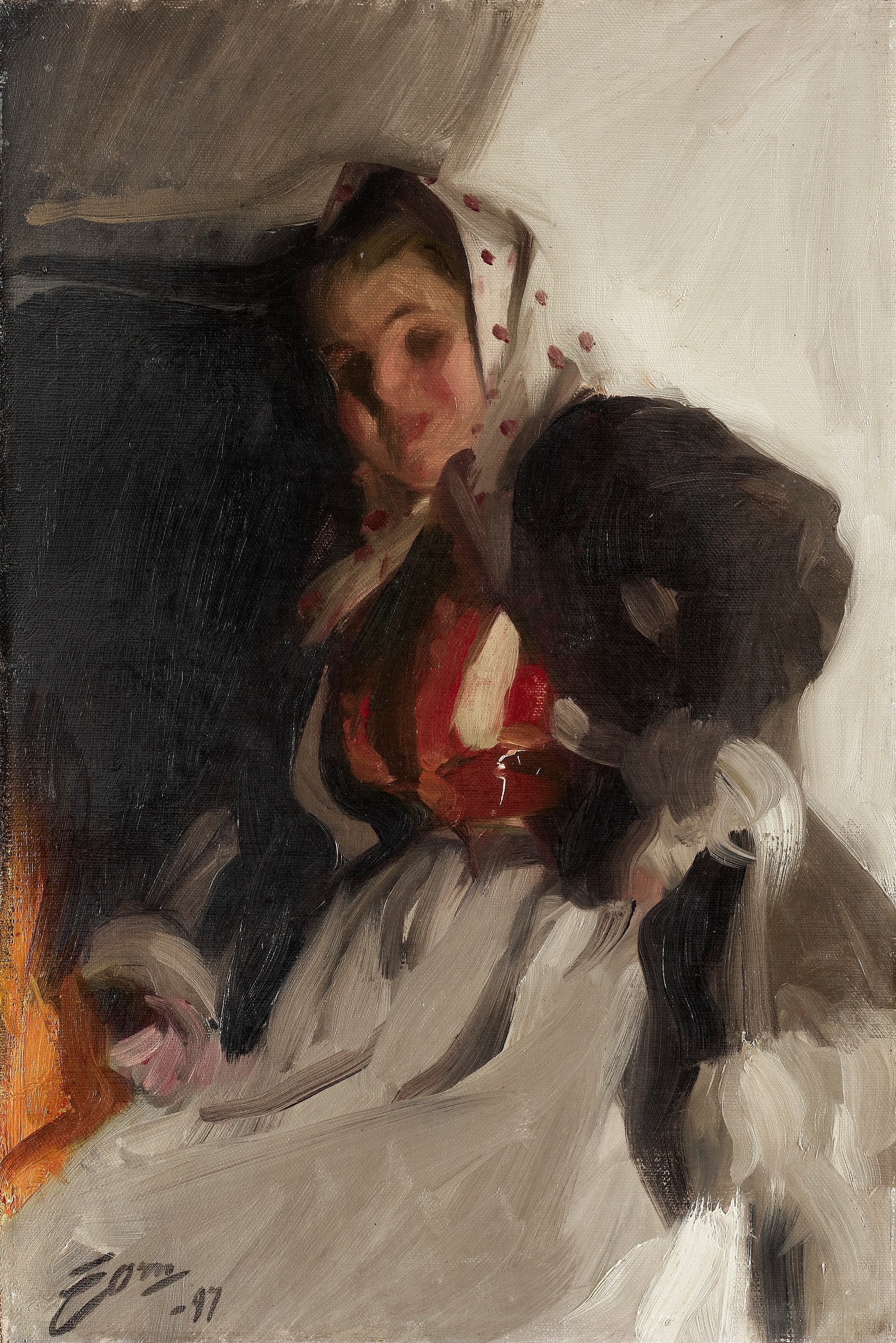 Au coin du feu - Anders Zorn