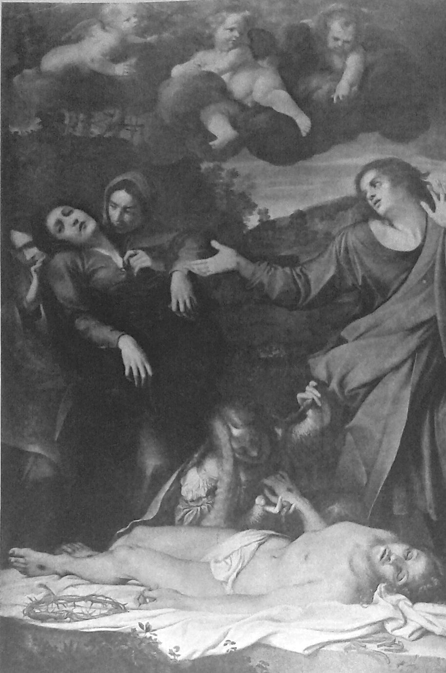 Lamentation sur le Christ mort - Annibale Carracci