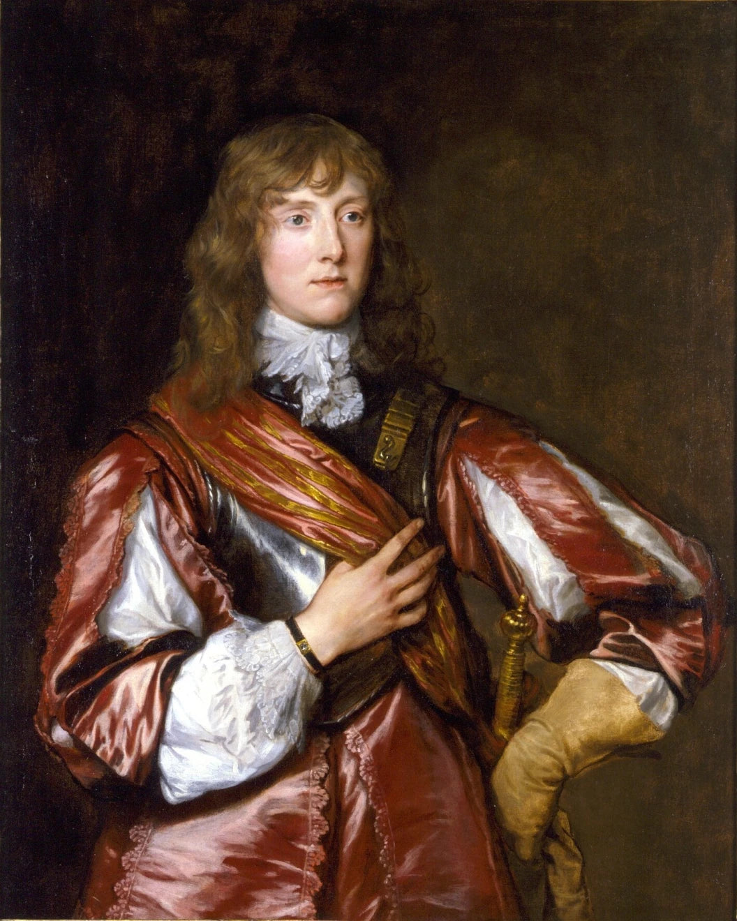 Portrait de John Belasyse, plus tard 1er Lord Belasyse de Worlaby (1614-1689) - Antoine van Dyck