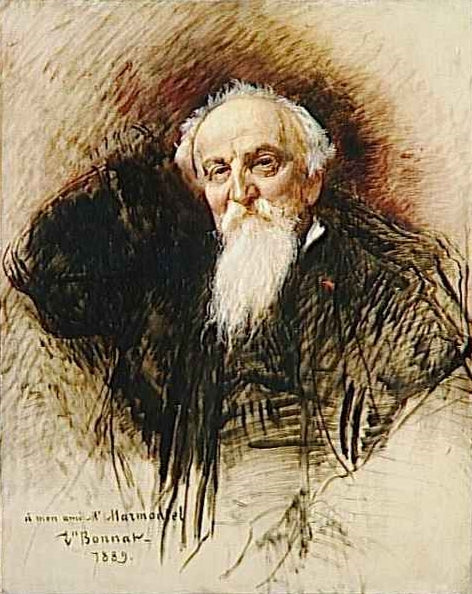 Portrait d'Antoine François Marmontel (1816-1898), pianiste, compositeur et musicologue français - Léon Bonnat