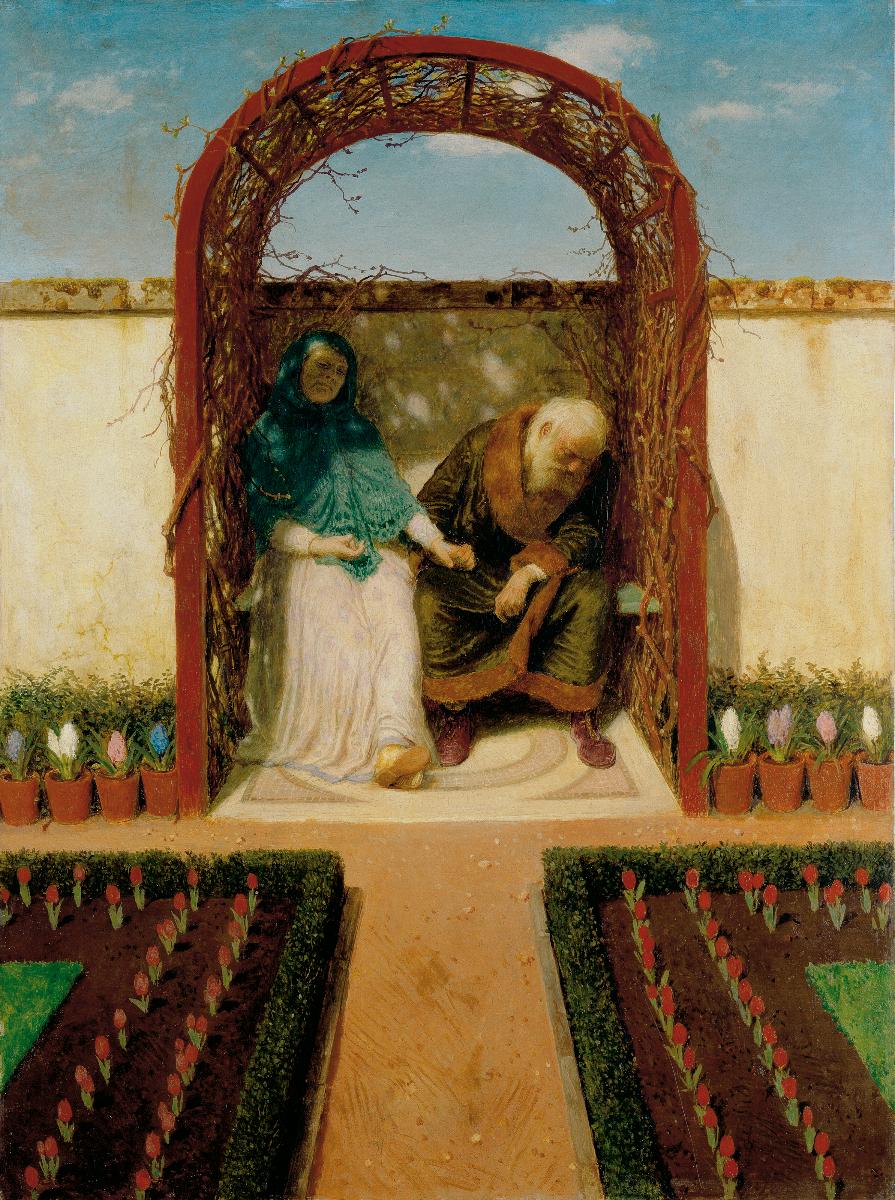 Sous la tonnelle - Arnold Böcklin