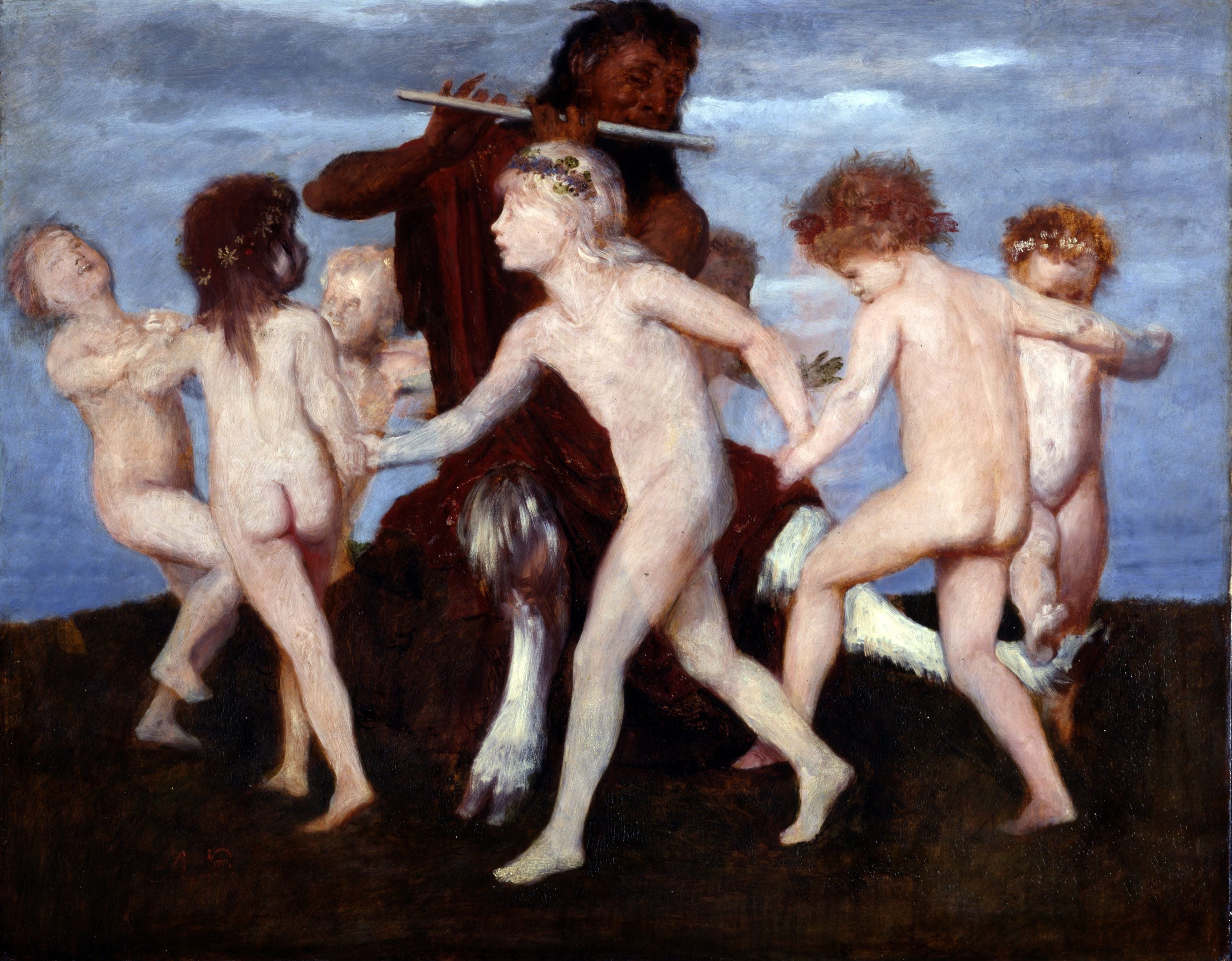 Danse Pan avec les enfants - Arnold Böcklin