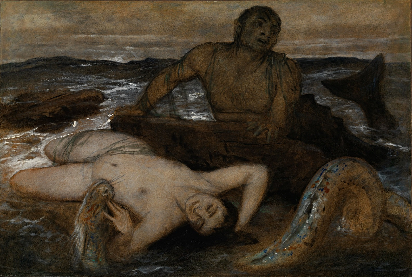 Triton et Néréide - Arnold Böcklin
