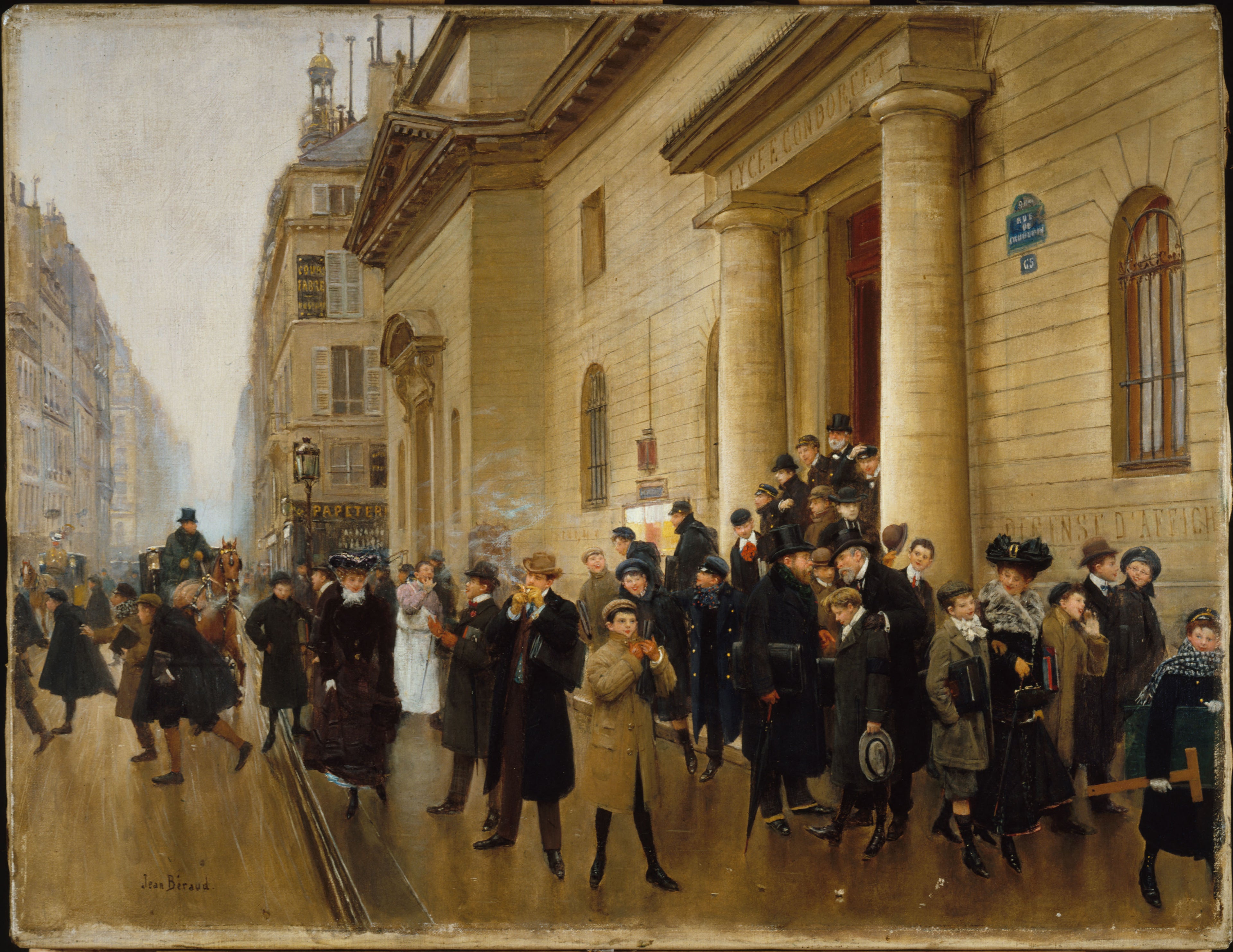 La Sortie du lycée Condorcet - Jean Béraud
