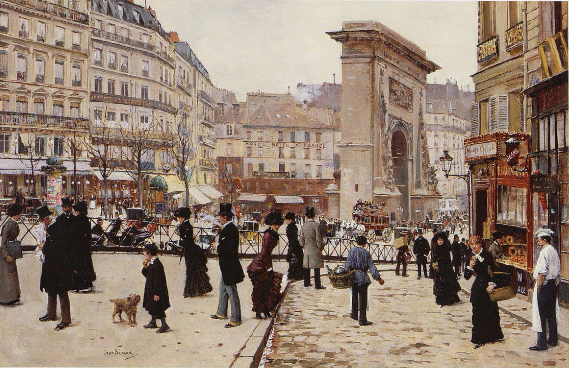 Le Boulevard Saint-Denis, Paris - Jean Béraud