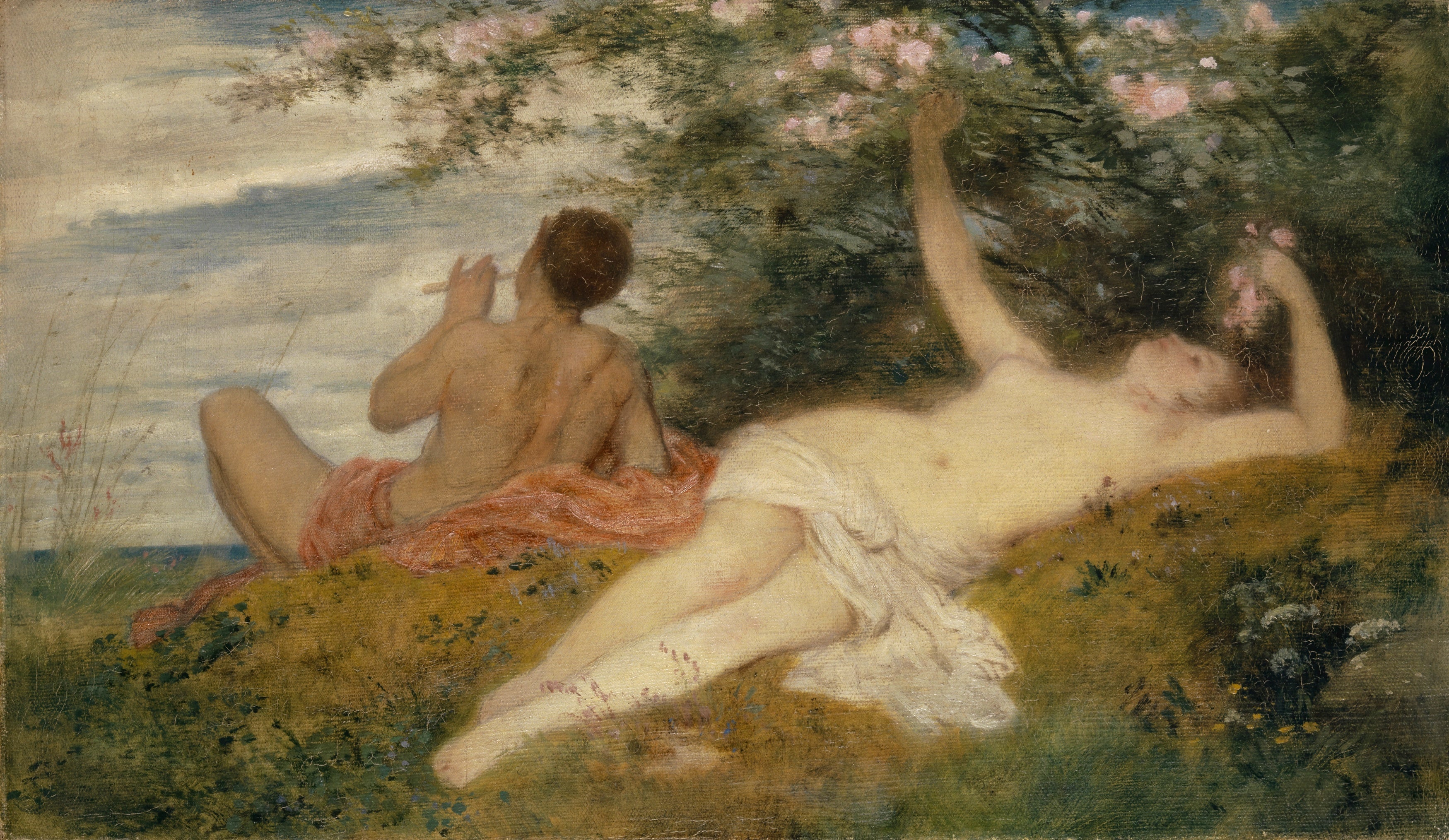Printemps (esquisse) - Arnold Böcklin