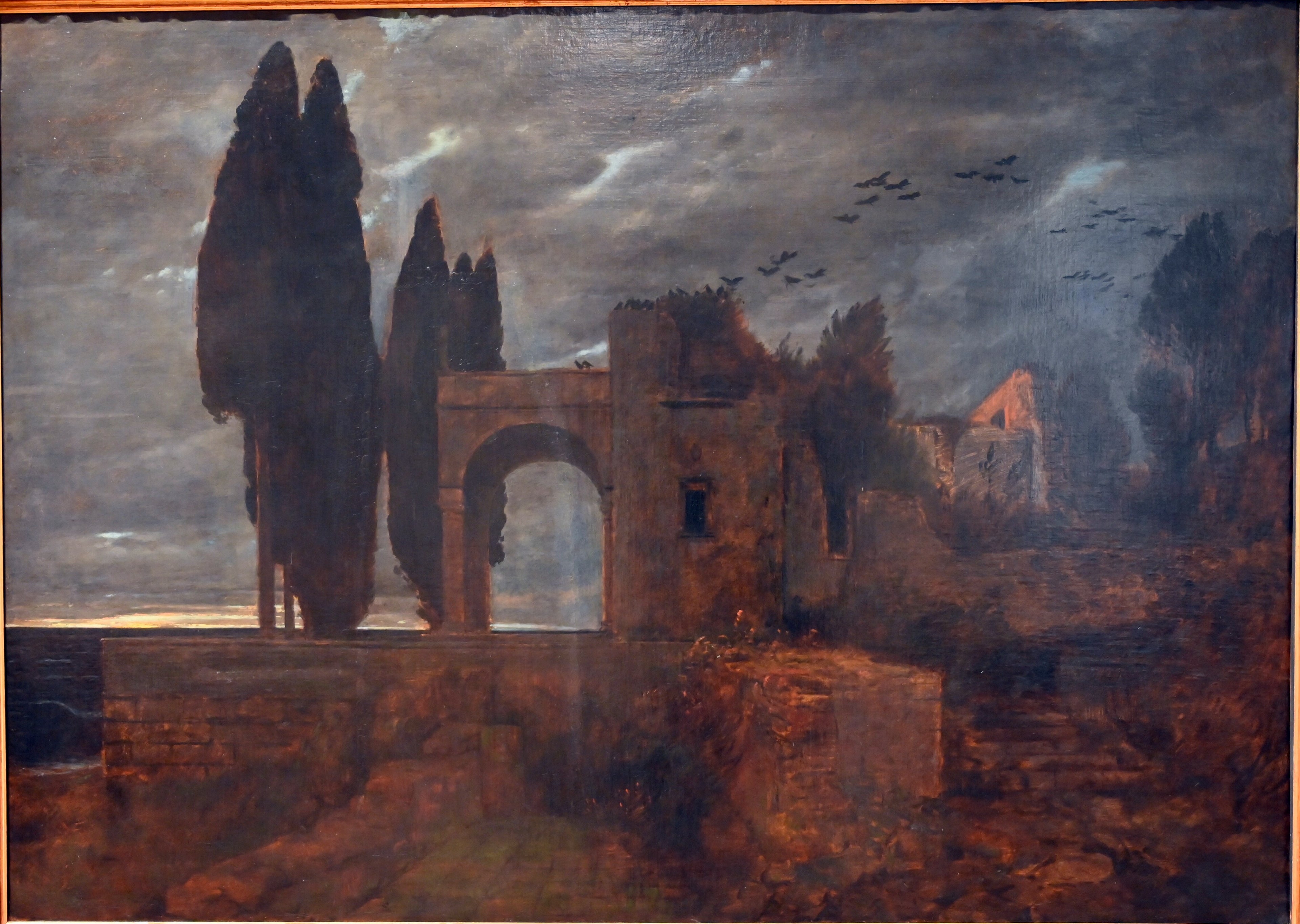 Ruine de Villa près de la mer - Arnold Böcklin
