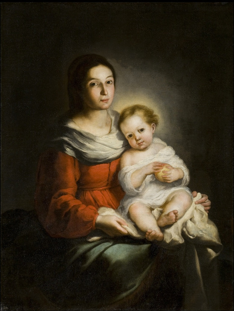 Madonna avec un enfant - Bartolomé Esteban Murillo