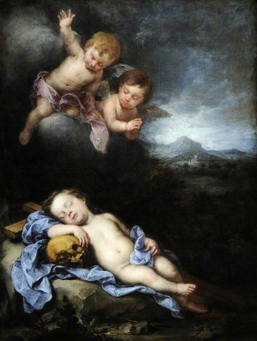 L'Enfant Jésus endormi sur la Croix - Bartolomé Esteban Murillo