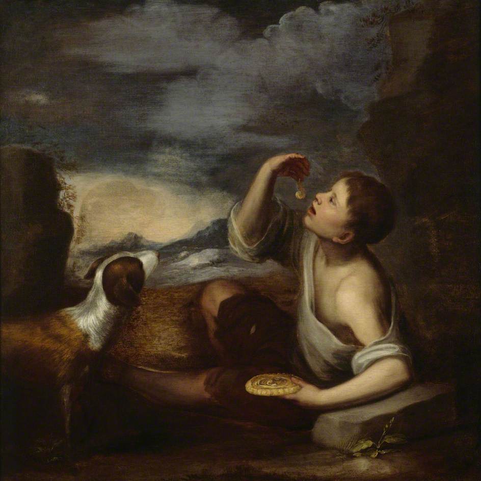 Un garçon espagnol avec un chien - Bartolomé Esteban Murillo