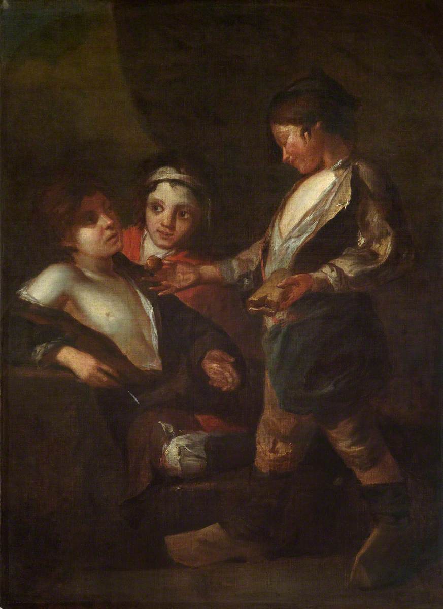 Les gamins des rues mangent (diptyque, panneau de droite) - Bartolomé Esteban Murillo