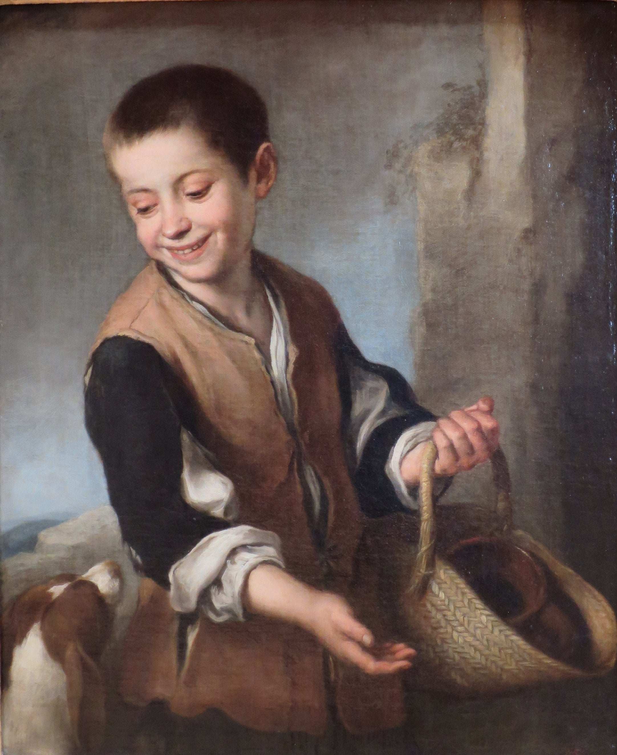 Garçon avec un chien - Bartolomé Esteban Murillo
