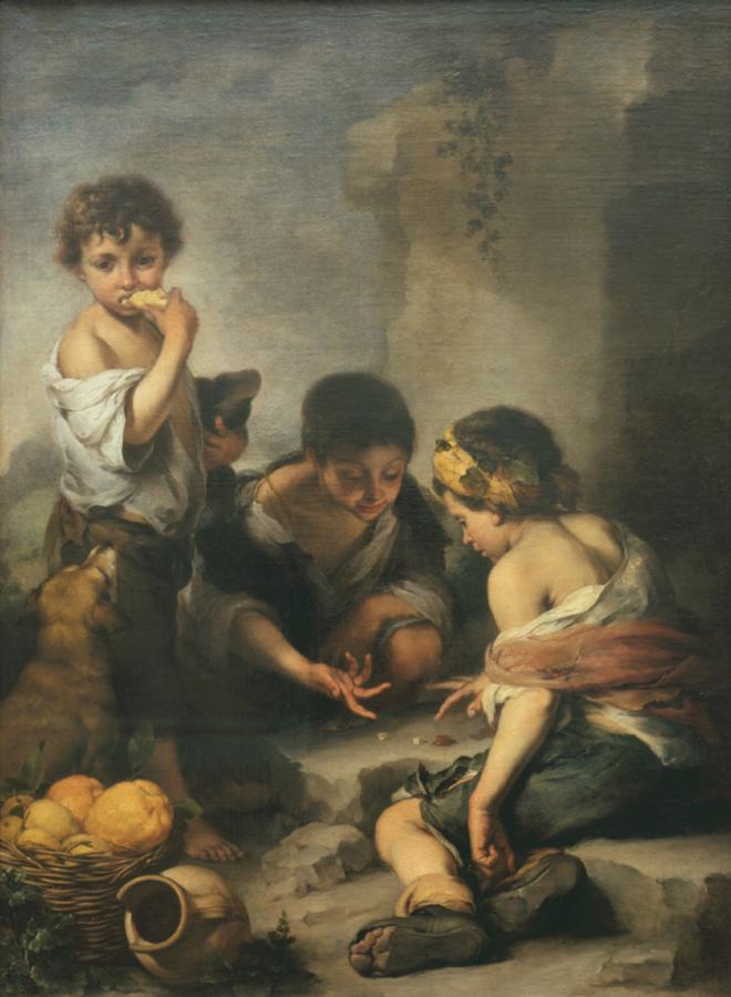Jeunes garçons jouant aux dés - Bartolomé Esteban Murillo