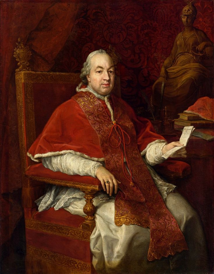 Portrait du pape Pie VI. - Pompeo Batoni