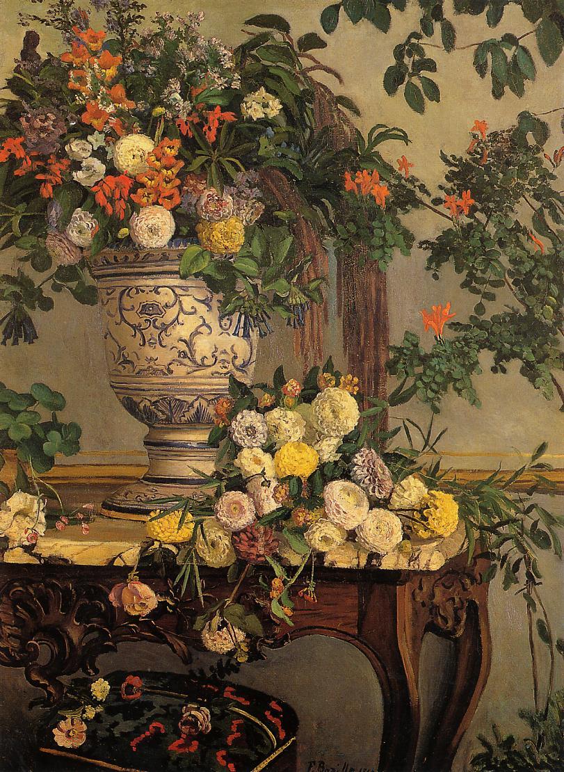 Reproduction du tableau « Fleurs - Frédéric Bazille » par Alpha Reproduction en peinture à l’huile