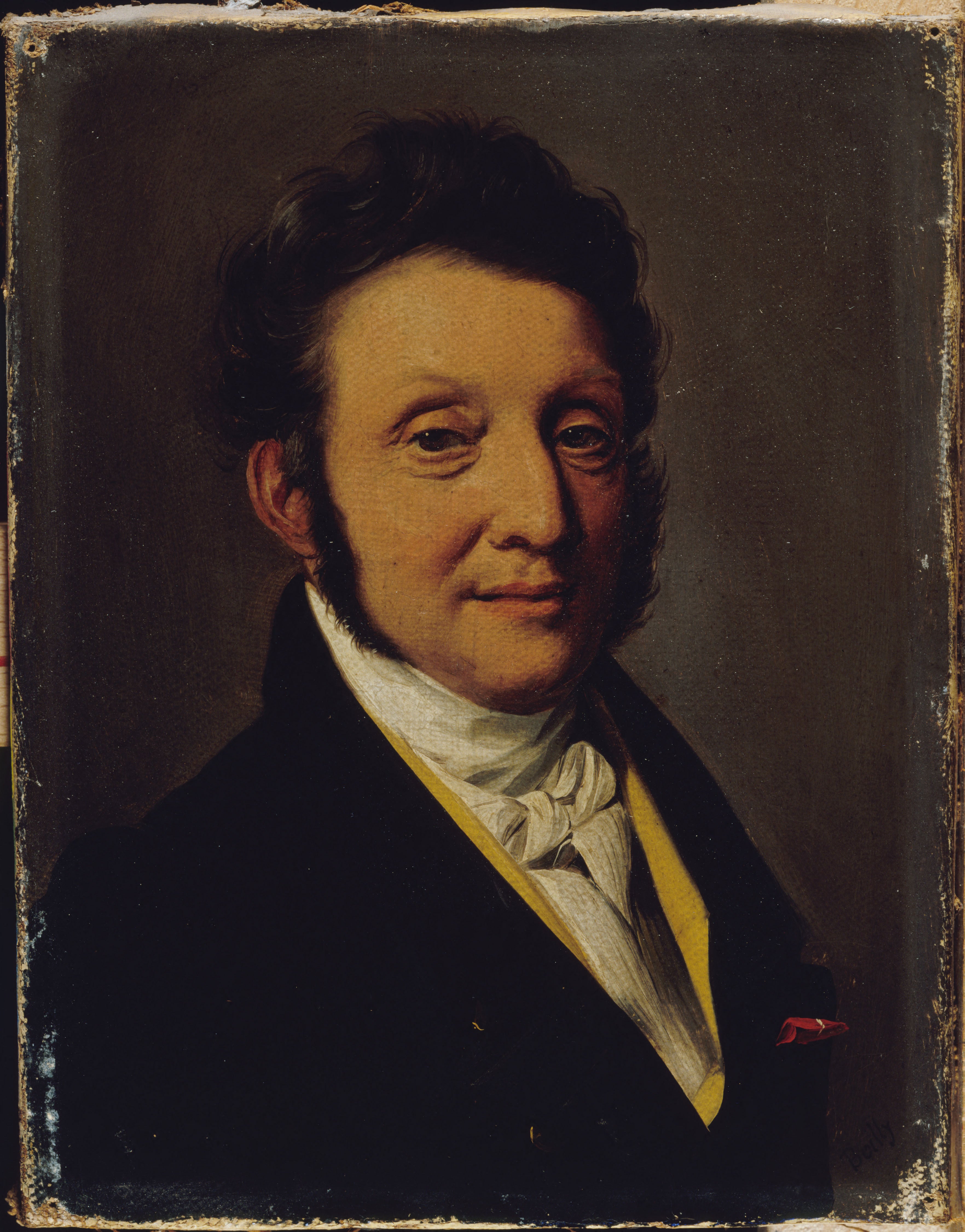 Portrait dit du colonel Gustave Pourlin - Louis-Léopold Boilly