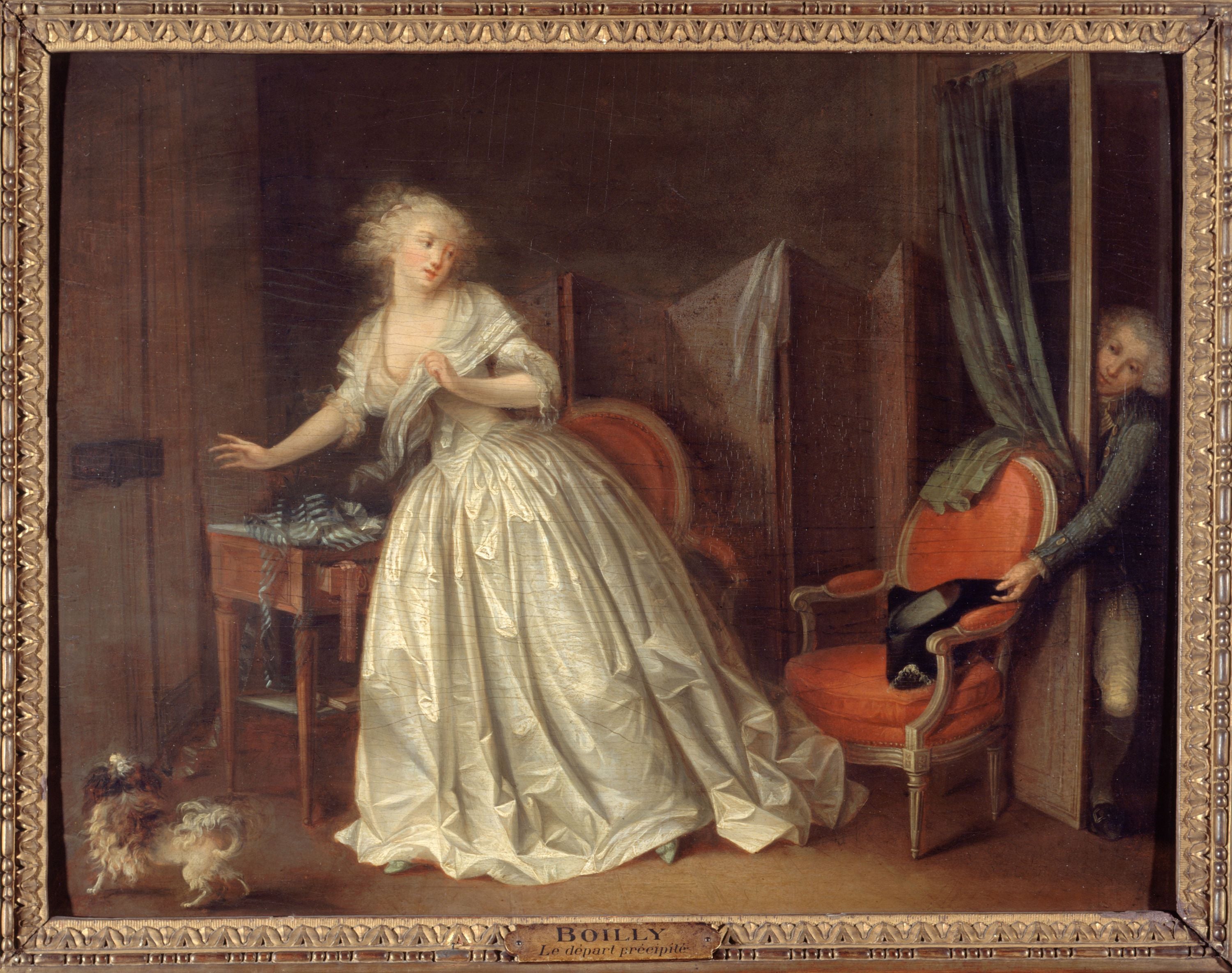 Le Départ précipité - Louis-Léopold Boilly