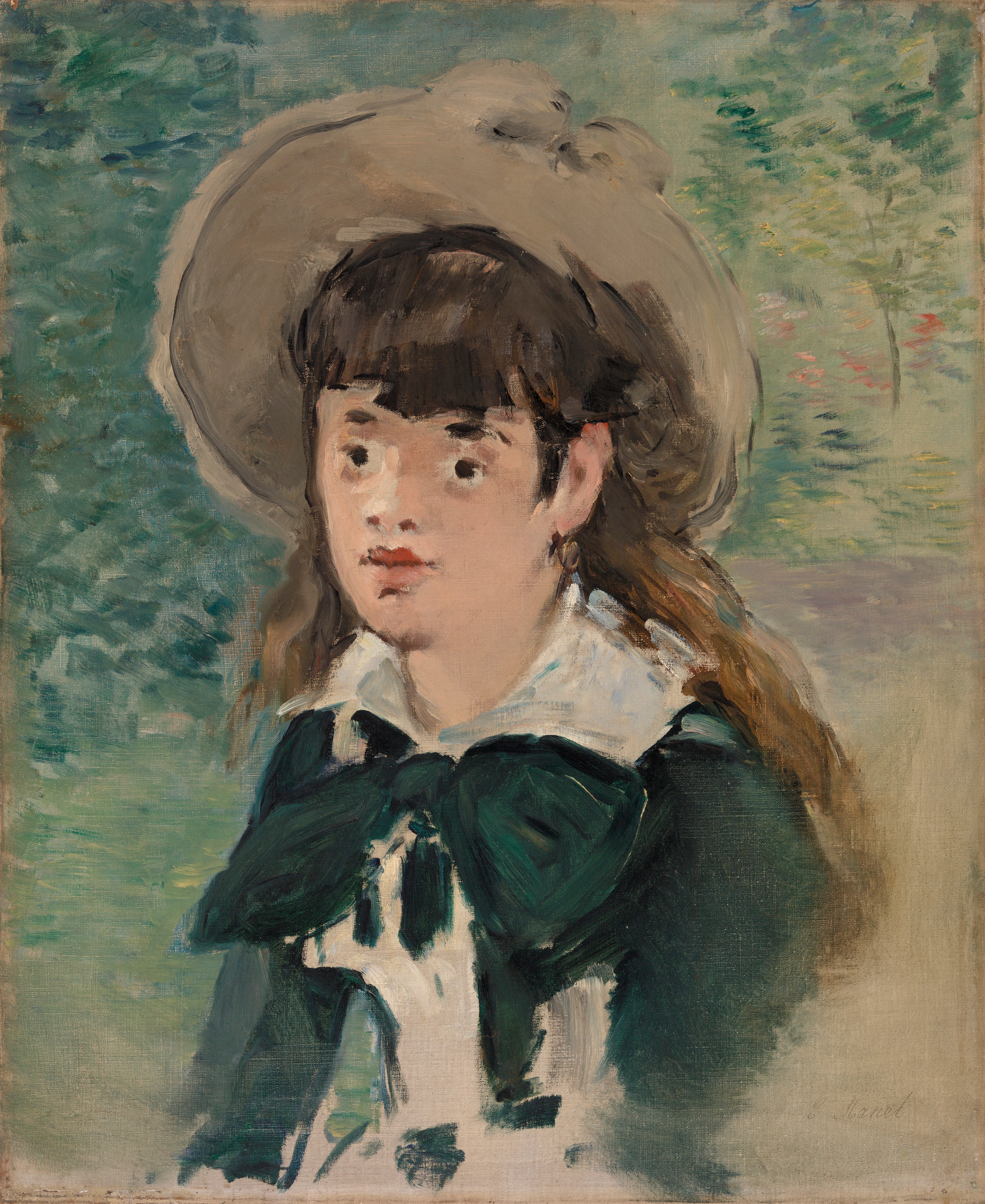 Reproduction du tableau « Filet sur un banc - Édouard Manet » par Alpha Reproduction en peinture à l’huile