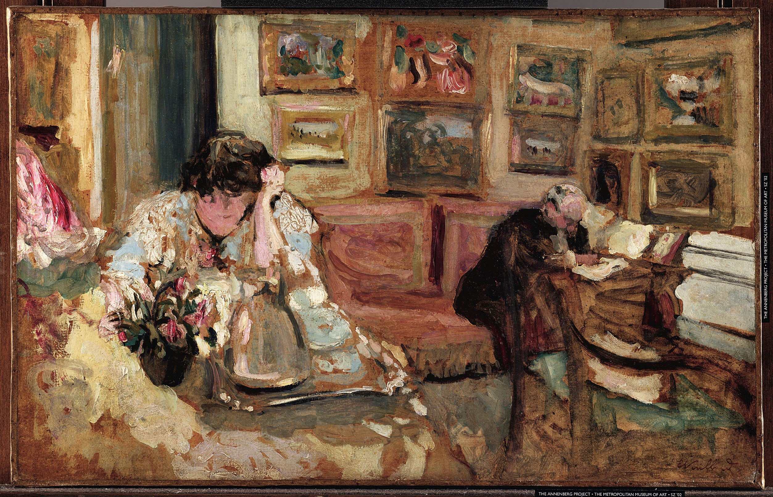Intérieur chez Mme Hessel - Édouard Vuillard