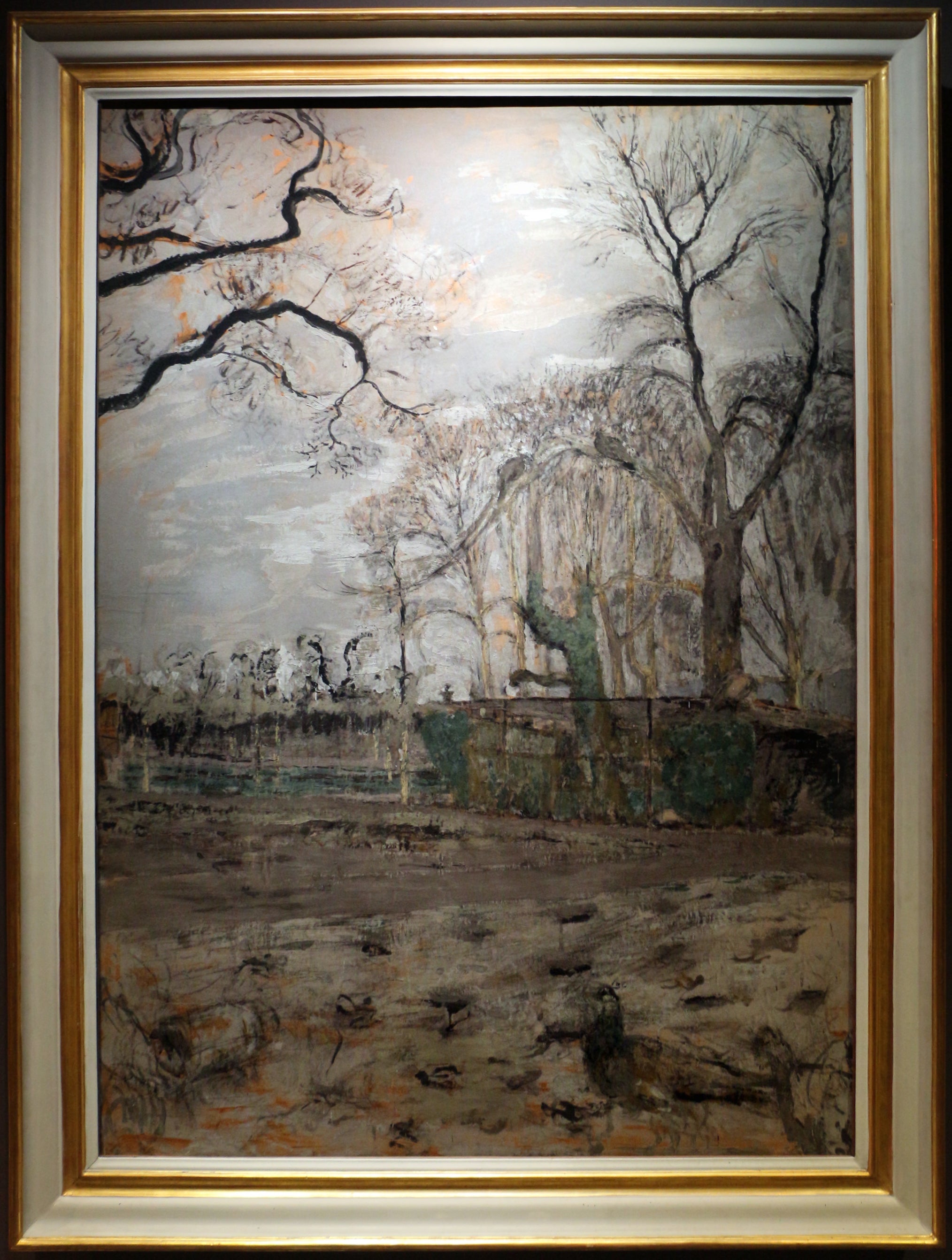 Le jardin hivernal au paon - Édouard Vuillard