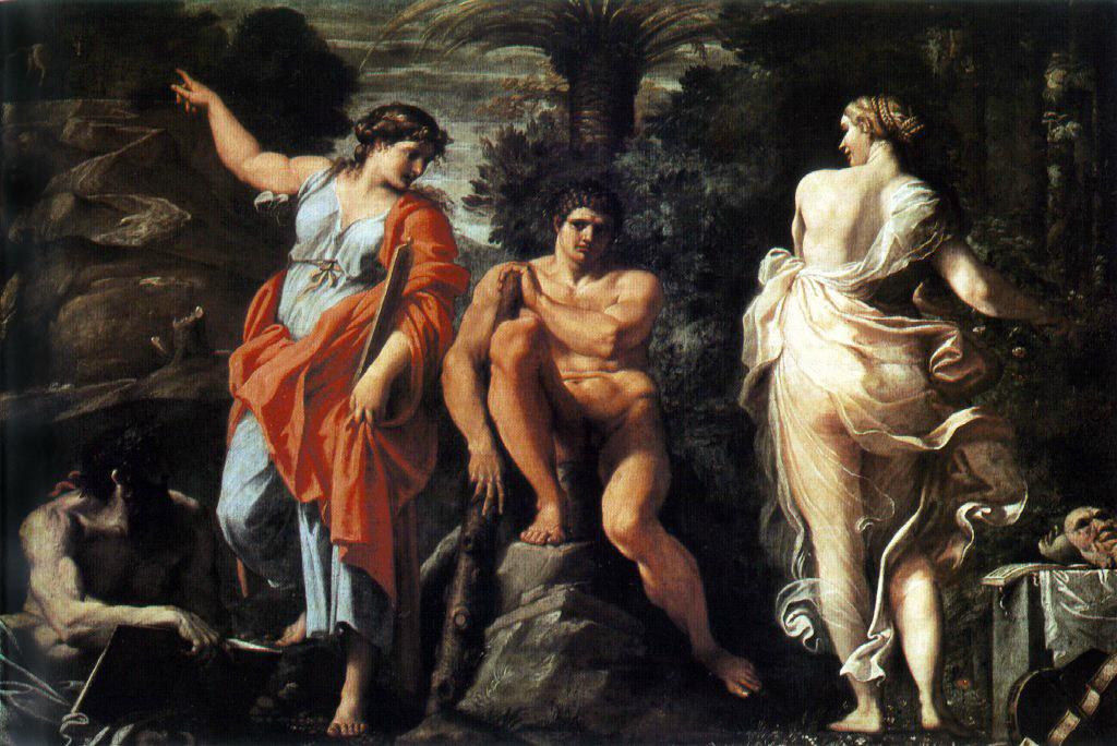 Le Choix d'Hercule - Annibale Carracci