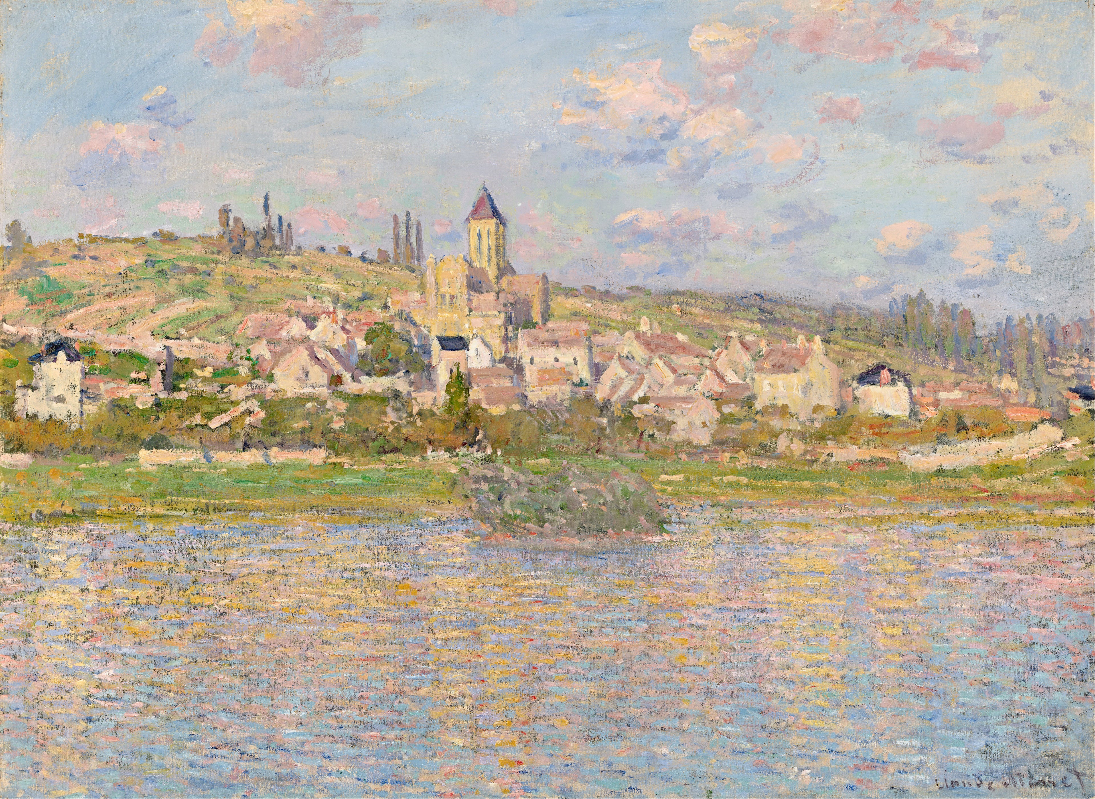 Reproduction du tableau « Vétheuil - Claude Monet » par Alpha Reproduction en peinture à l’huile