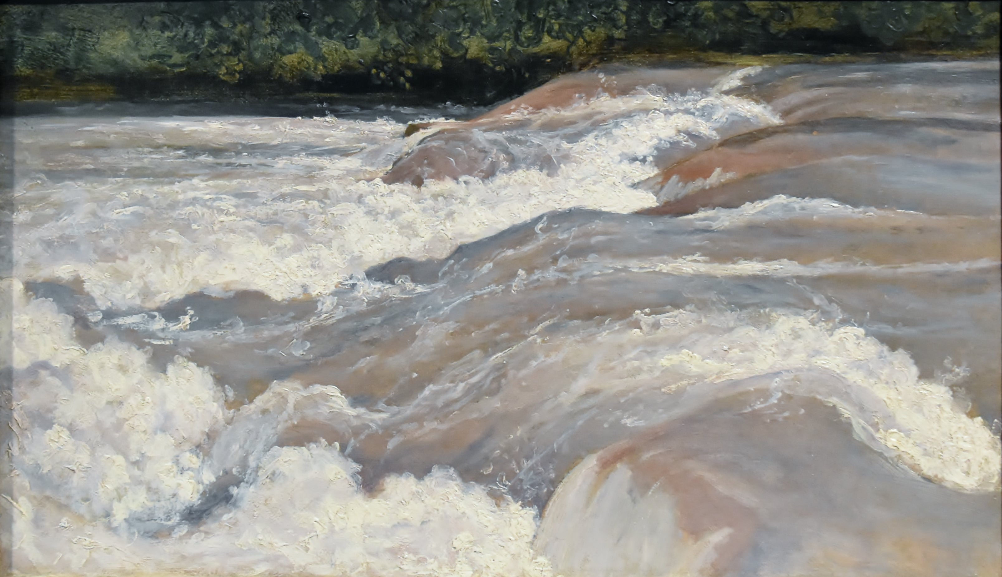 Le Vélin à la sortie du lac Papigno - Jean-Baptiste Camille Corot