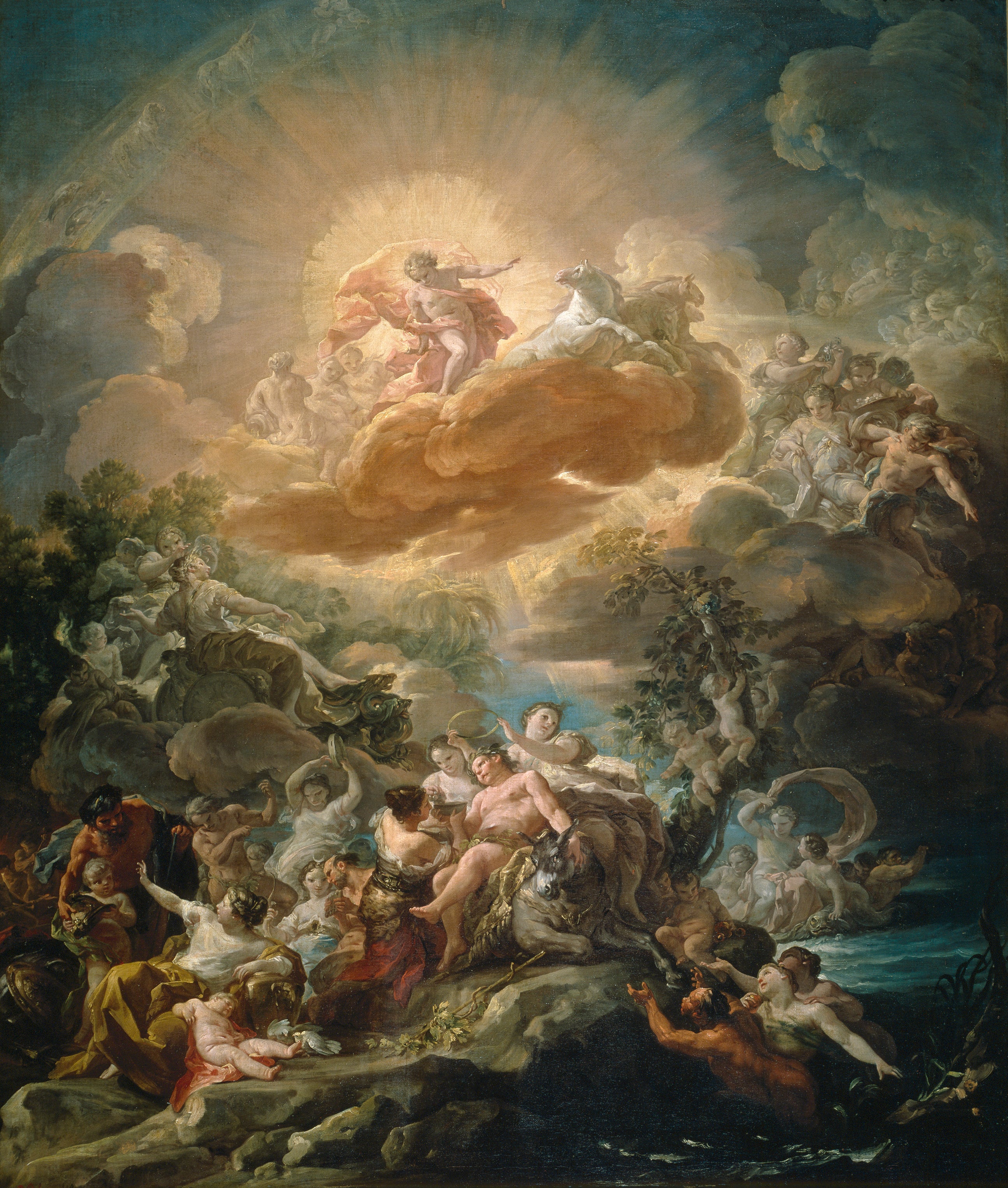 La Naissance du Soleil et le Triomphe de Bacchus - Corrado Giaquinto