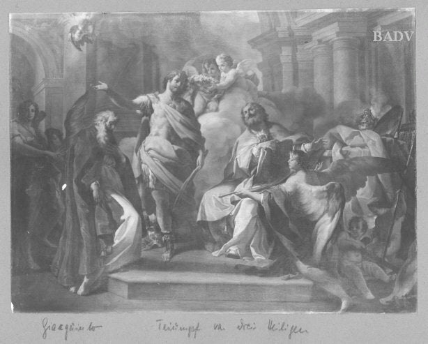 Triomphe des trois saints - Corrado Giaquinto