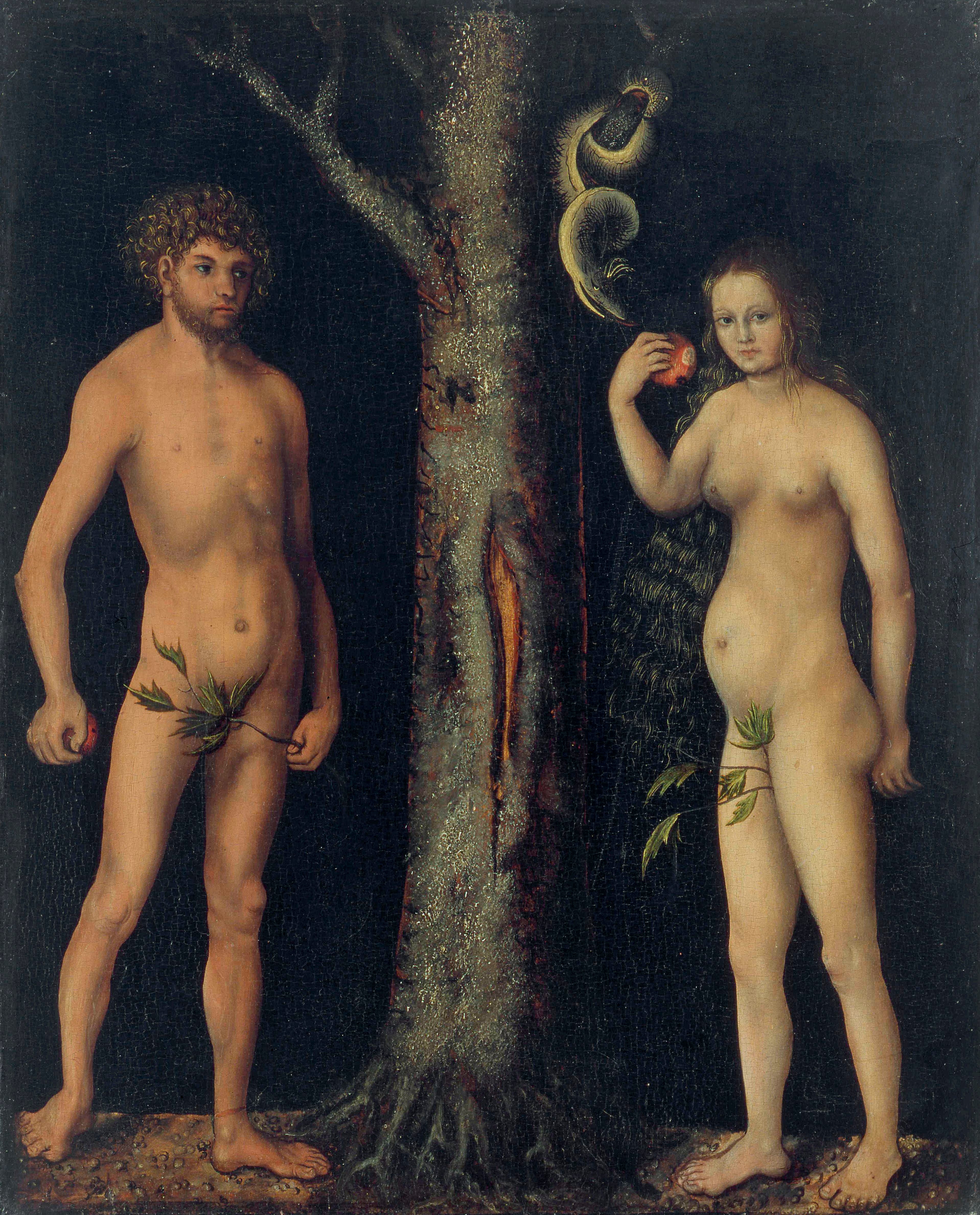 Adam et Ève - Lucas Cranach the Elder