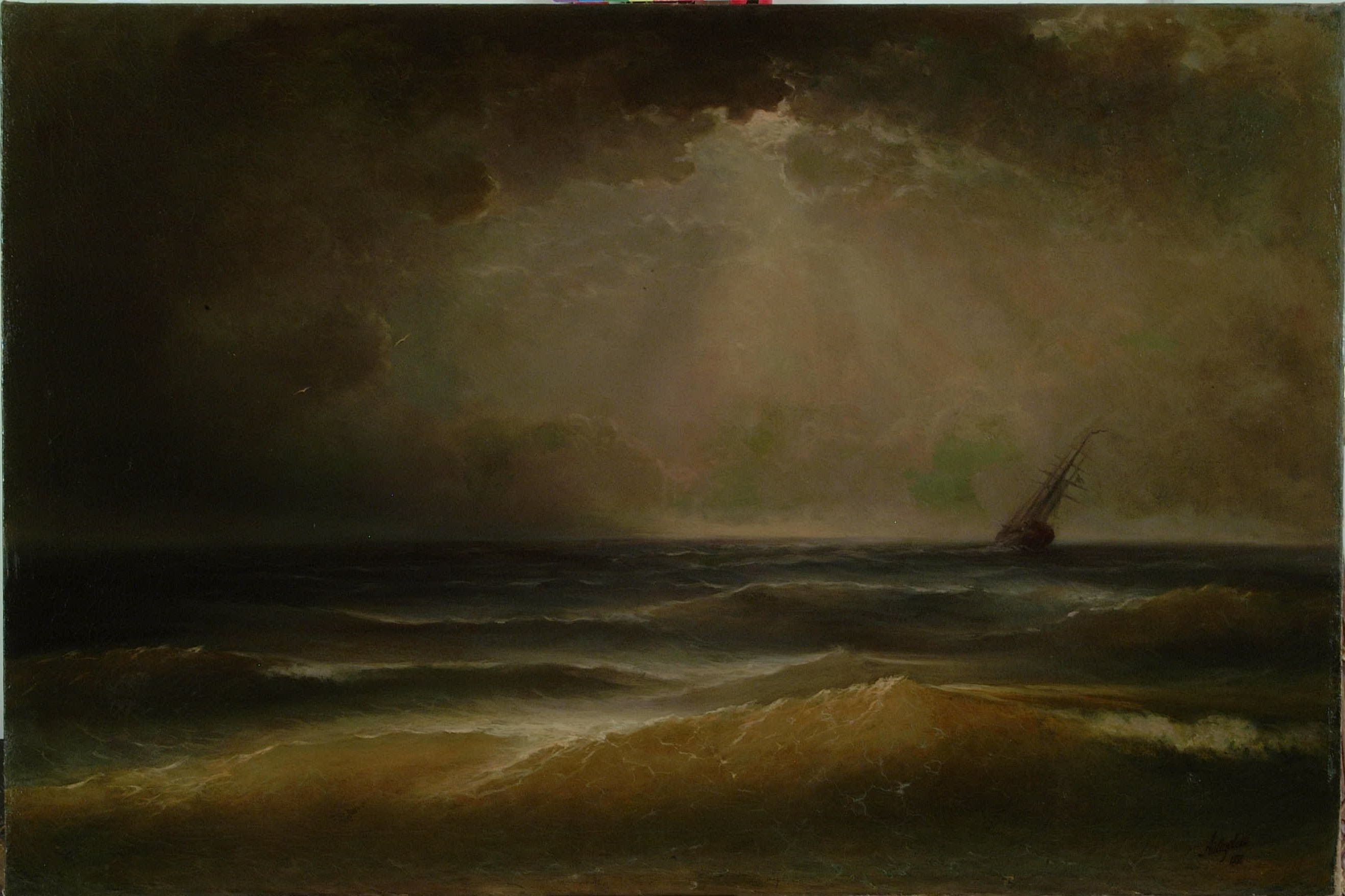 Tempête - Ivan Aïvazovski