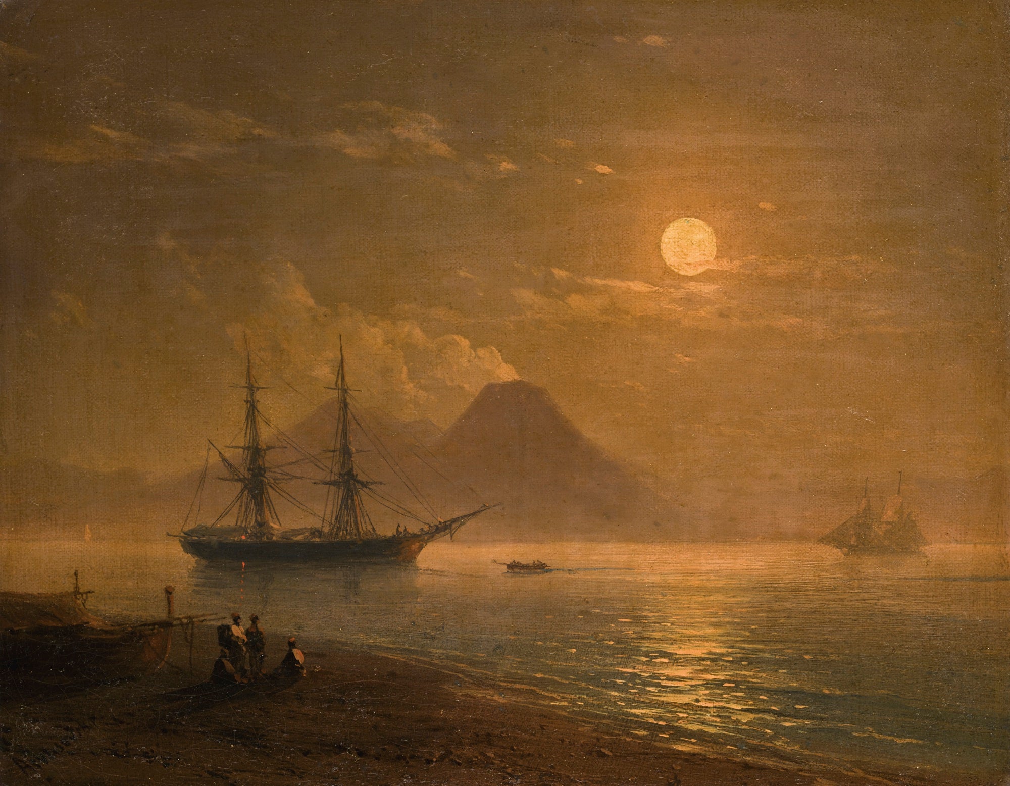 La baie de Naples. - Ivan Aïvazovski