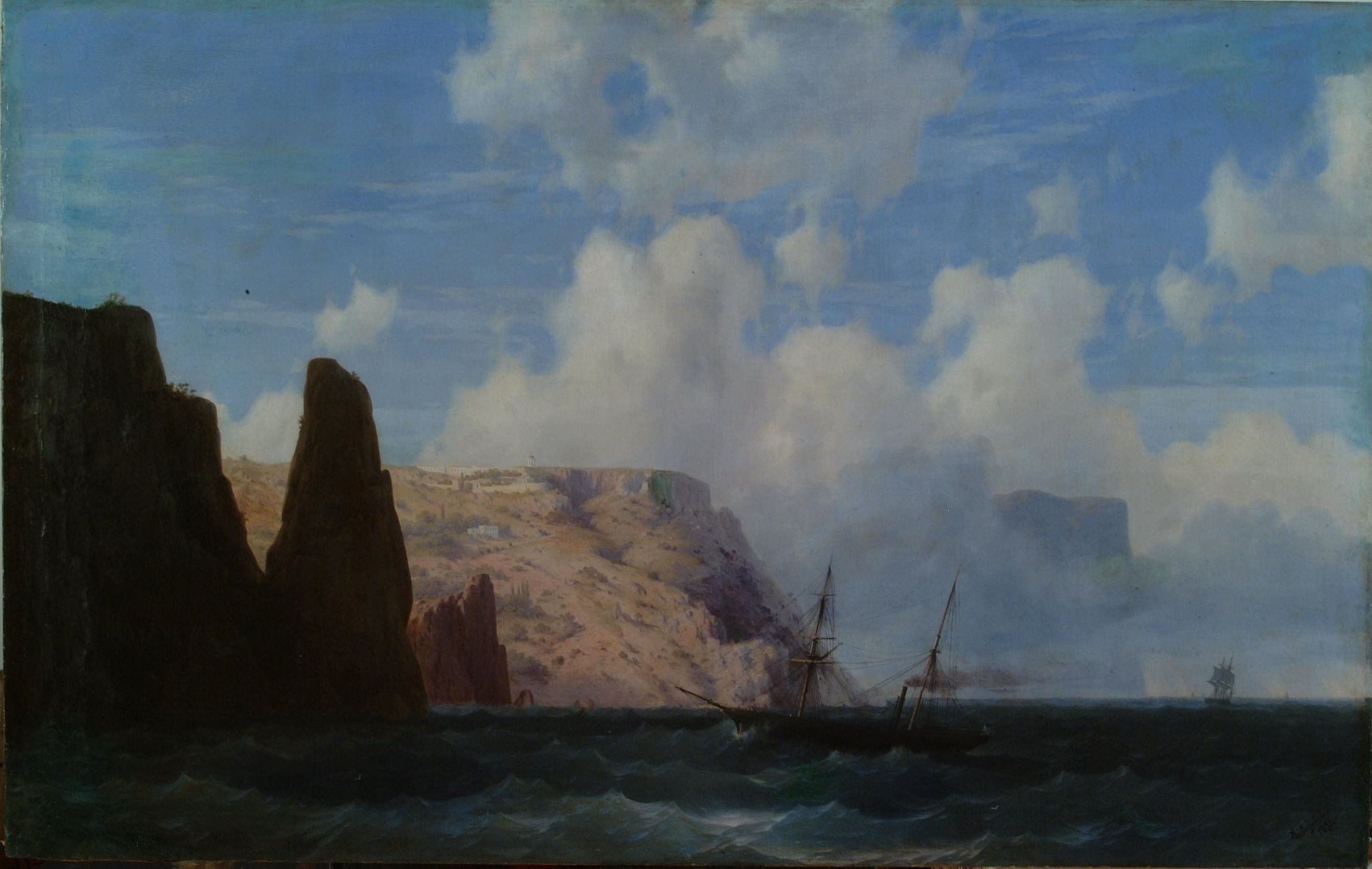 Falaises rocheuses - Ivan Aïvazovski