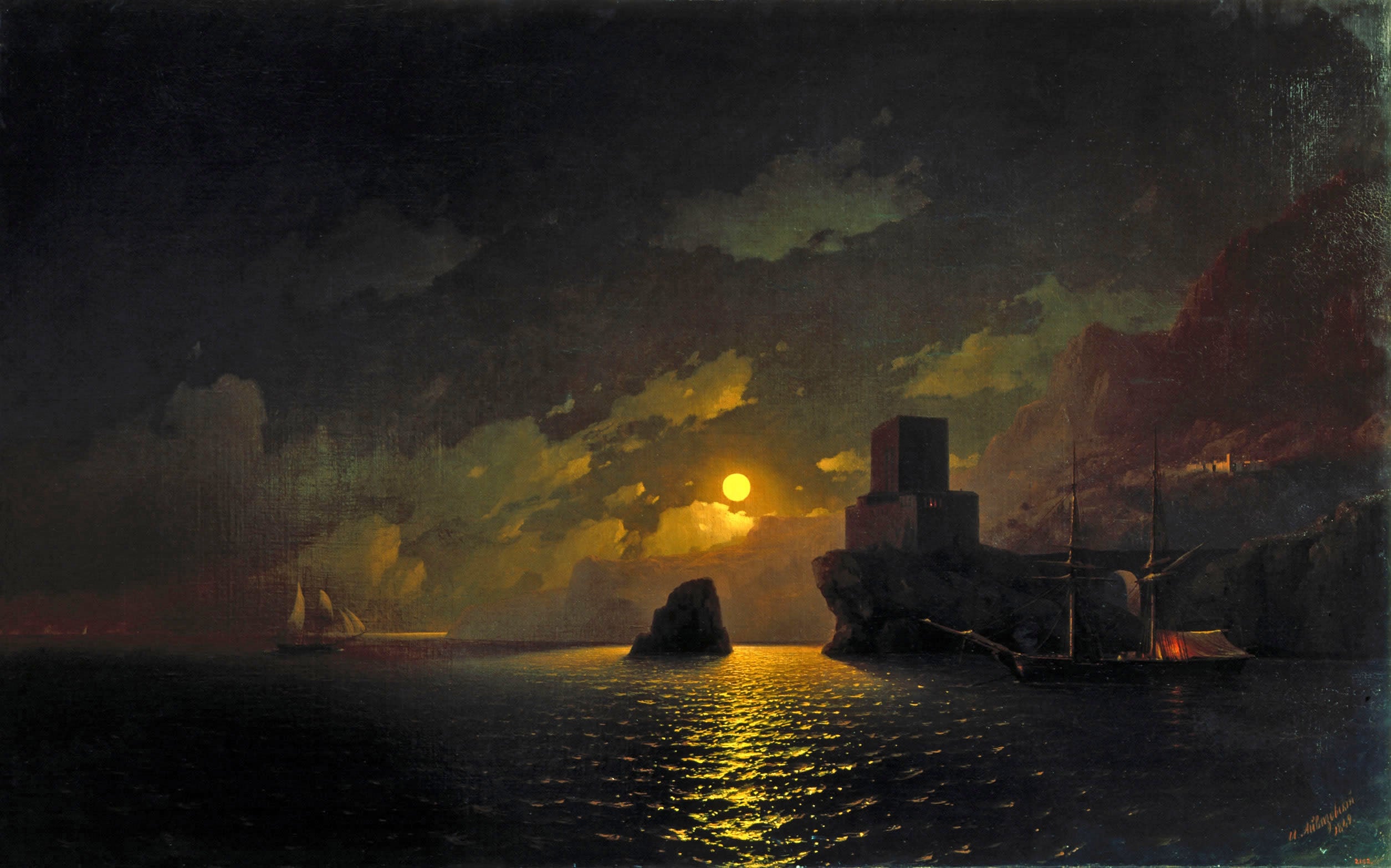 Escadron russe à la rade de Sébastopol - Ivan Aïvazovski