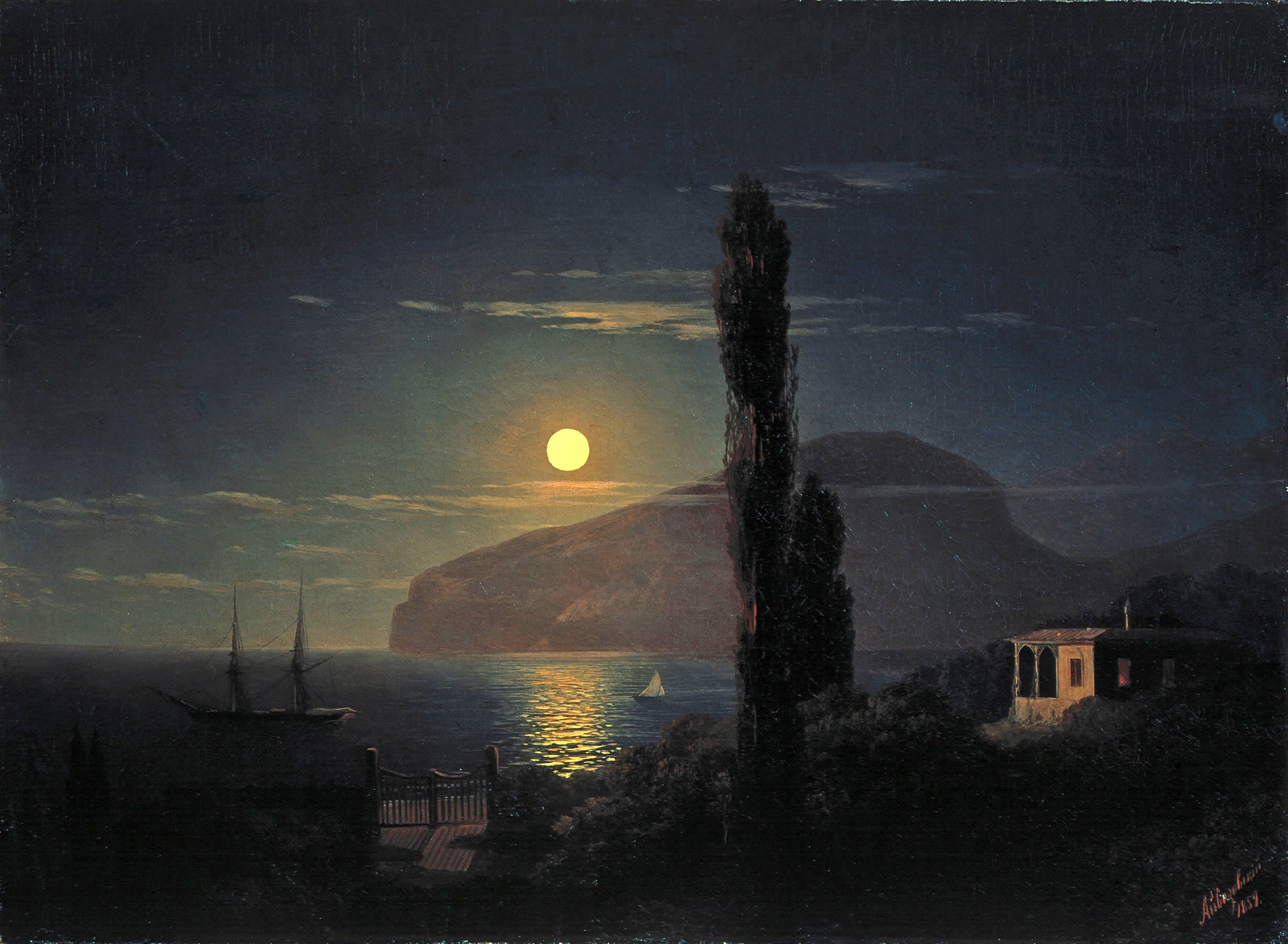 Nuit au clair de lune en Crimée - Ivan Aïvazovski