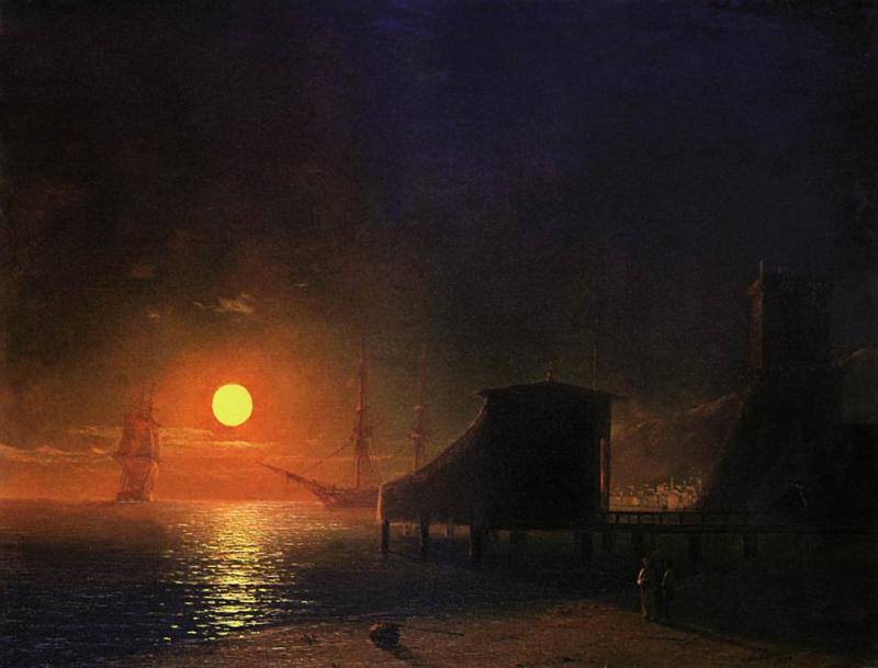 Feodosia. Nuit de lune - Ivan Aïvazovski