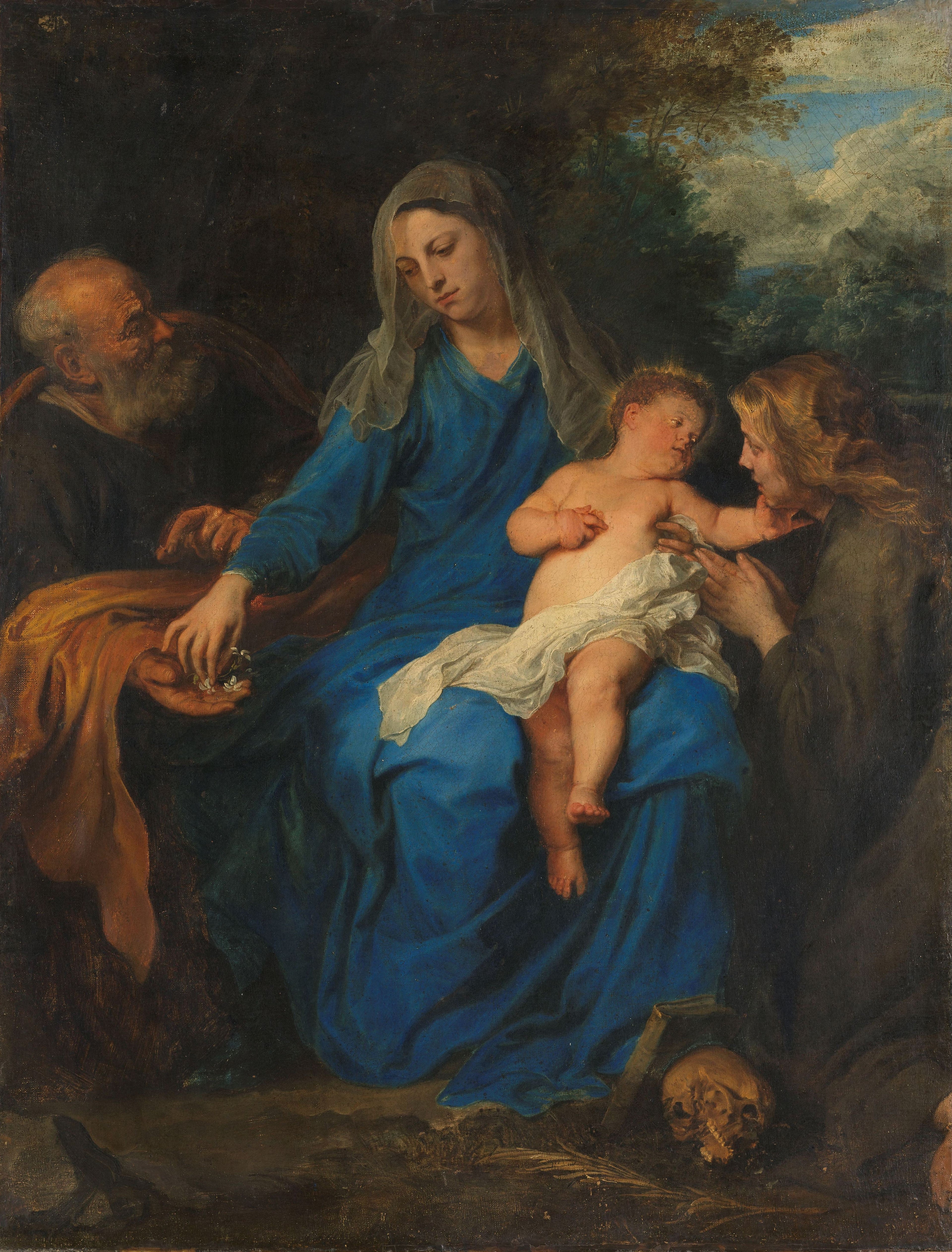 La Sainte Famille avec Marie-Madeleine - Antoine van Dyck