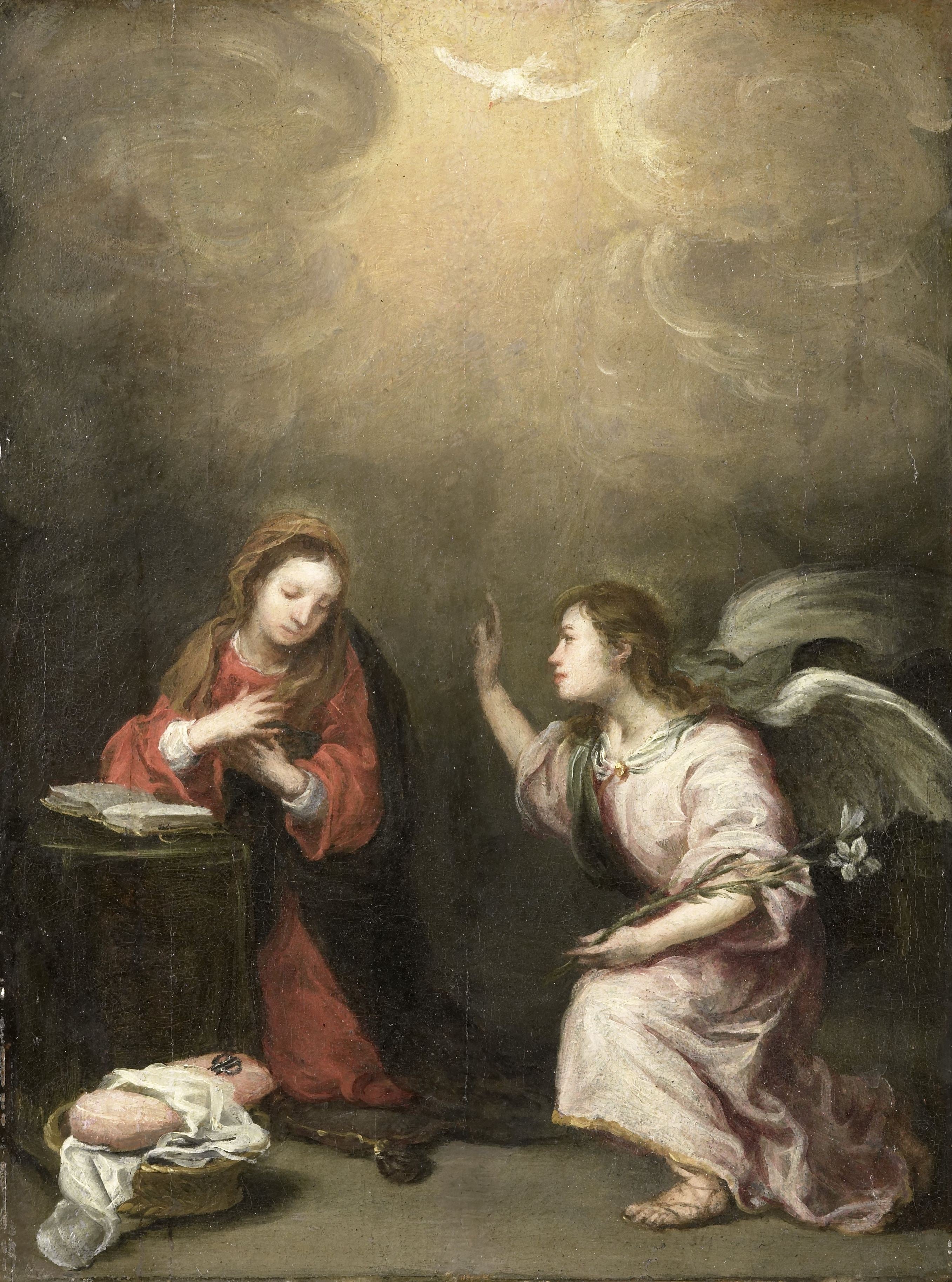 Annonciation à la Vierge - Bartolomé Esteban Murillo
