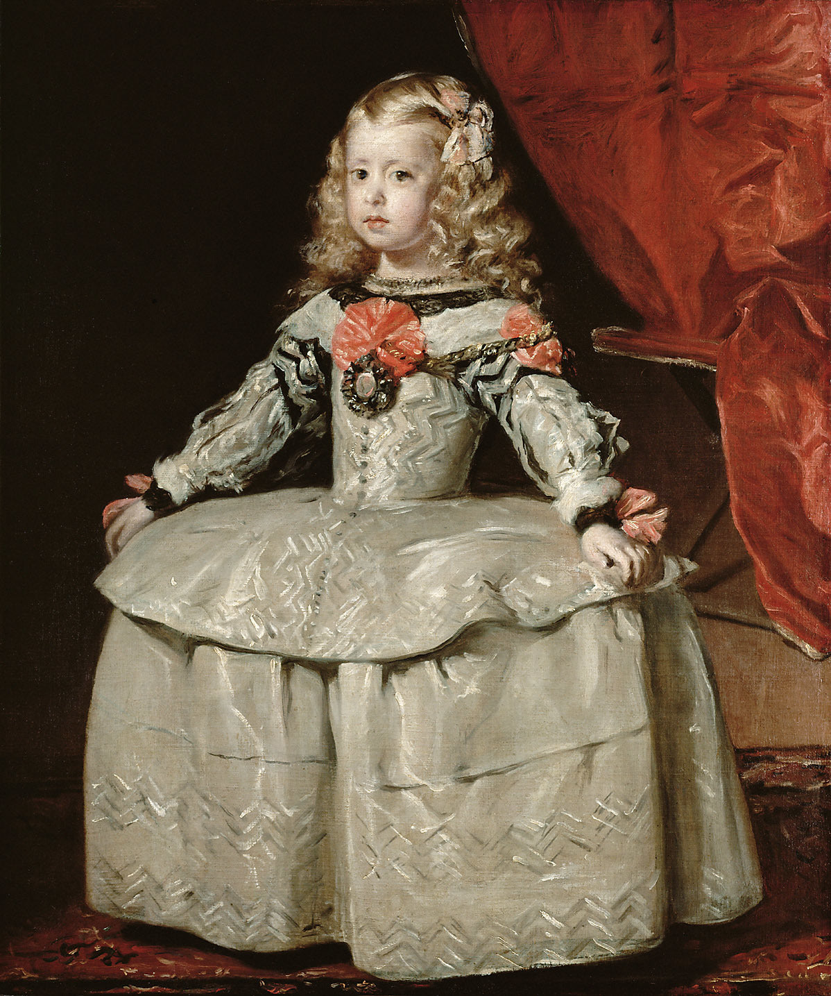L'Infante Marguerite en robe blanche - Diego Velázquez